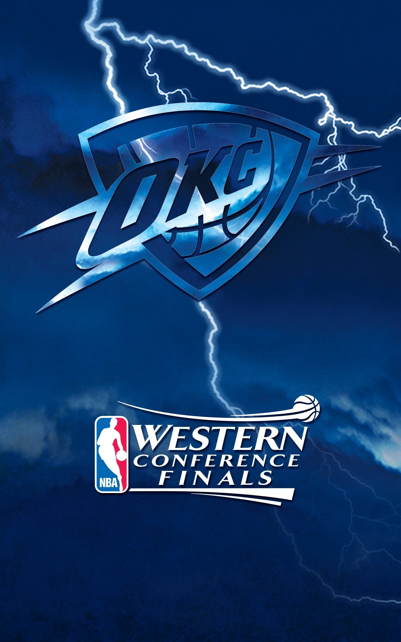 Oklahoma City Thunder, Oklahoma Thunder, Thunder backgrounds, NBA team, 1600x2560 HD Phone