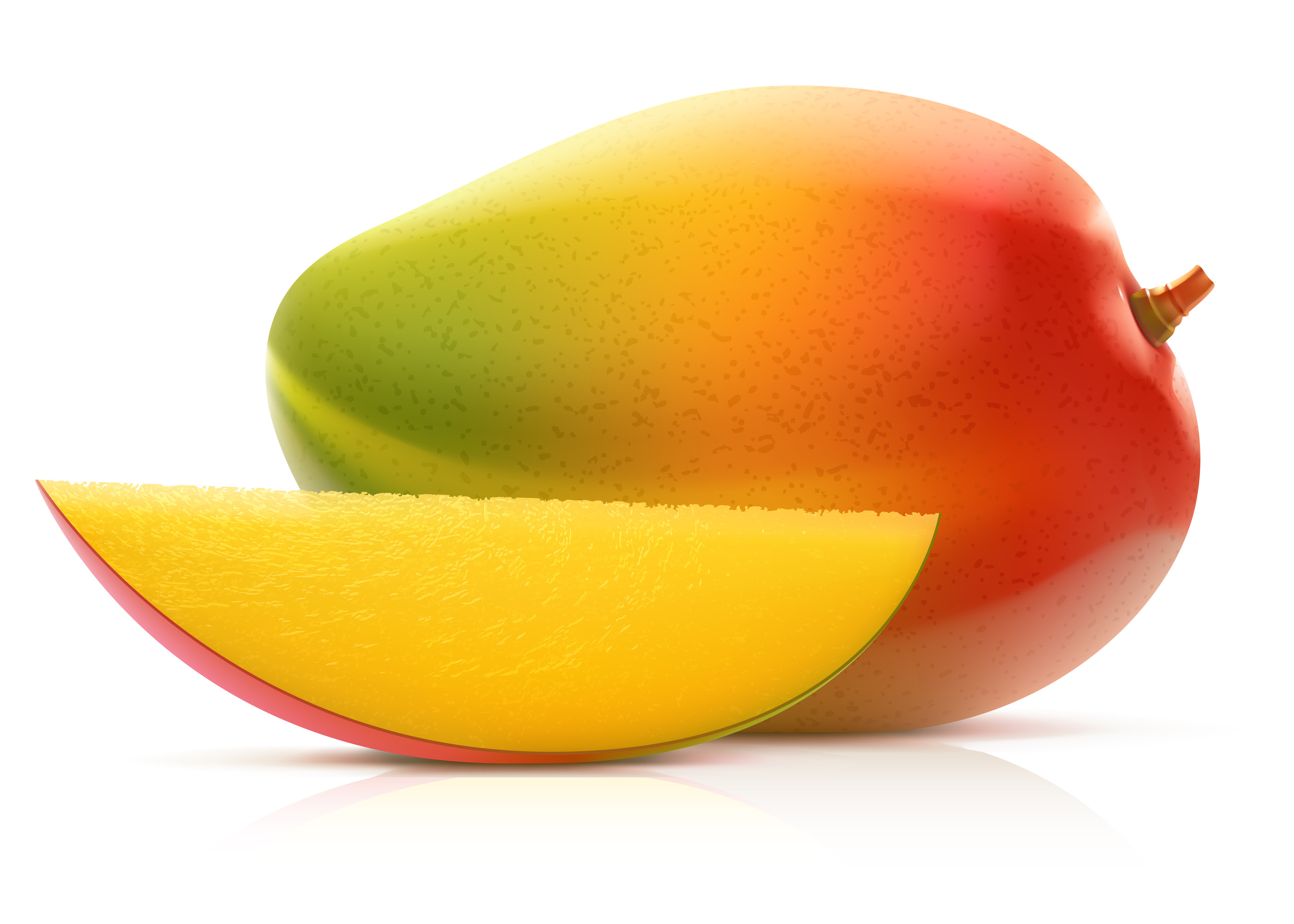 Mango: Generally sweet, although the taste and texture of the flesh vary across cultivars. 2800x2000 HD Background.