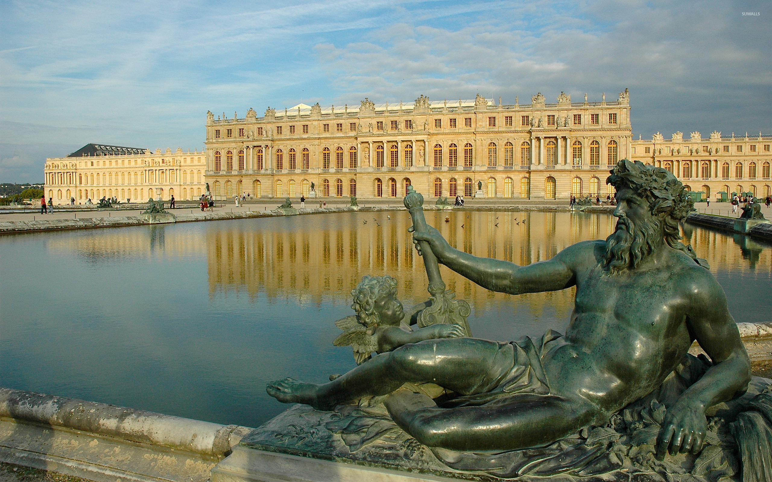 Palace: Palace of Versailles, A World Heritage Site for 40 year, 2,300 rooms. 2560x1600 HD Wallpaper.