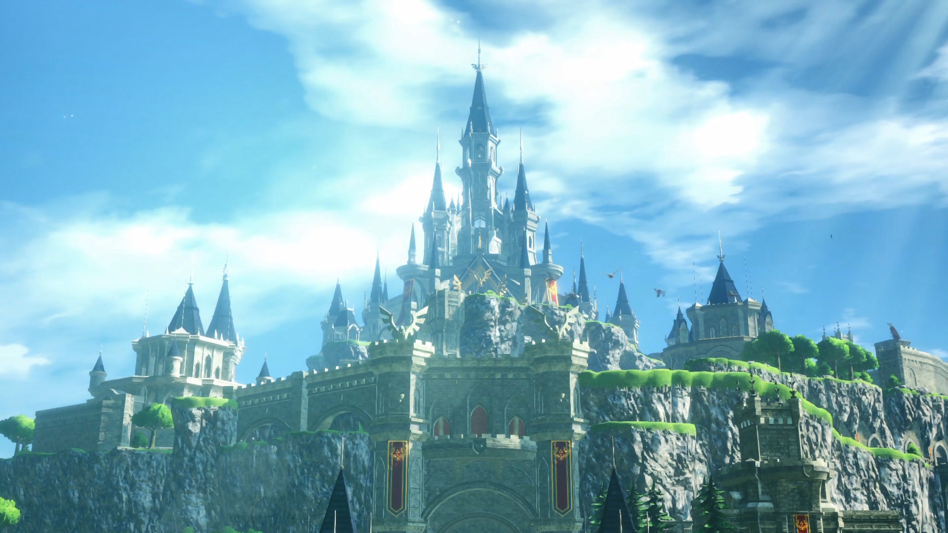 Hyrule castle, Age of calamity, Defend the realm, Epic adventure, 1920x1080 Full HD Desktop