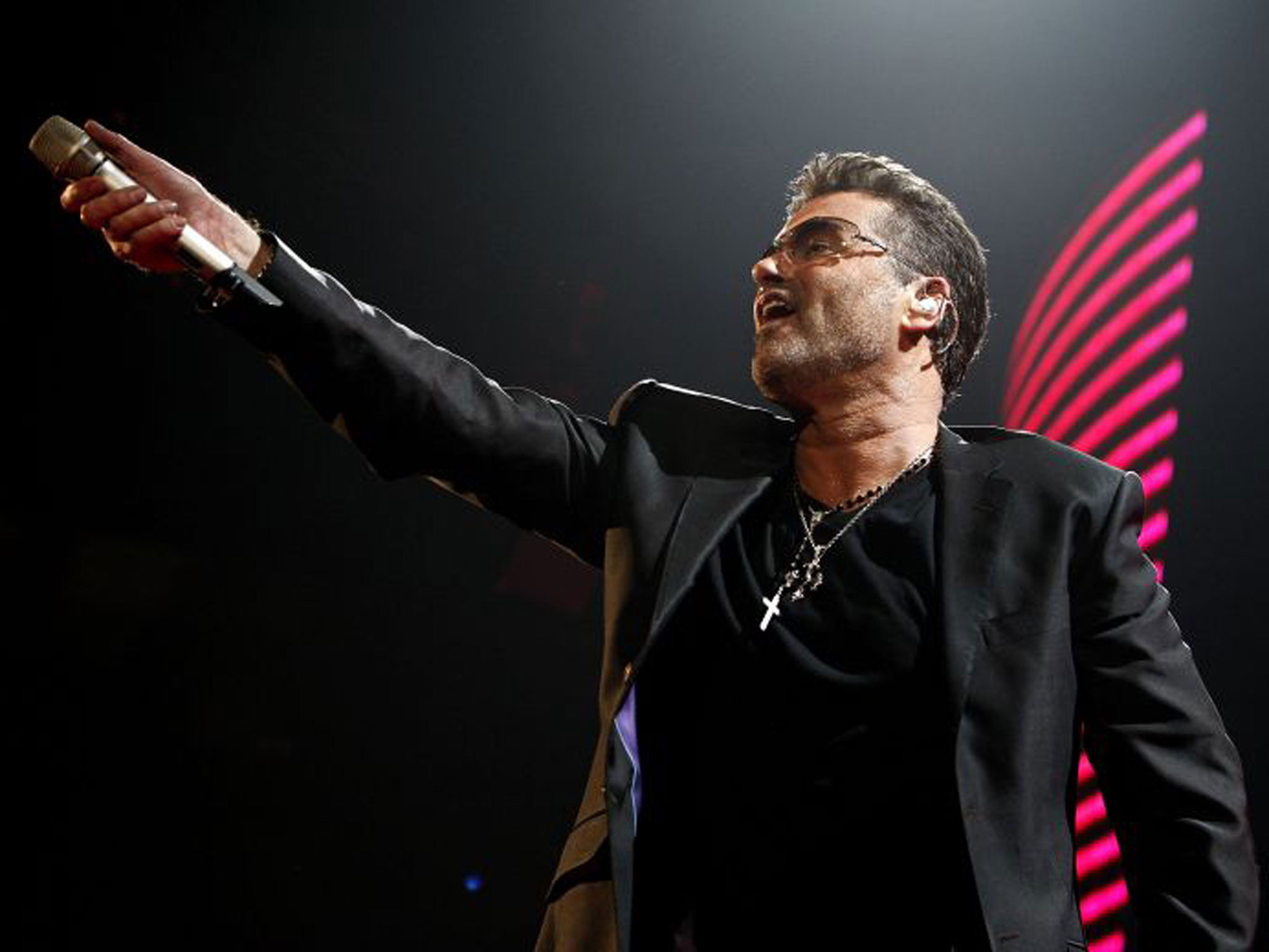 George Michael: The biggest British pop star of the 1980s. 2050x1540 HD Background.