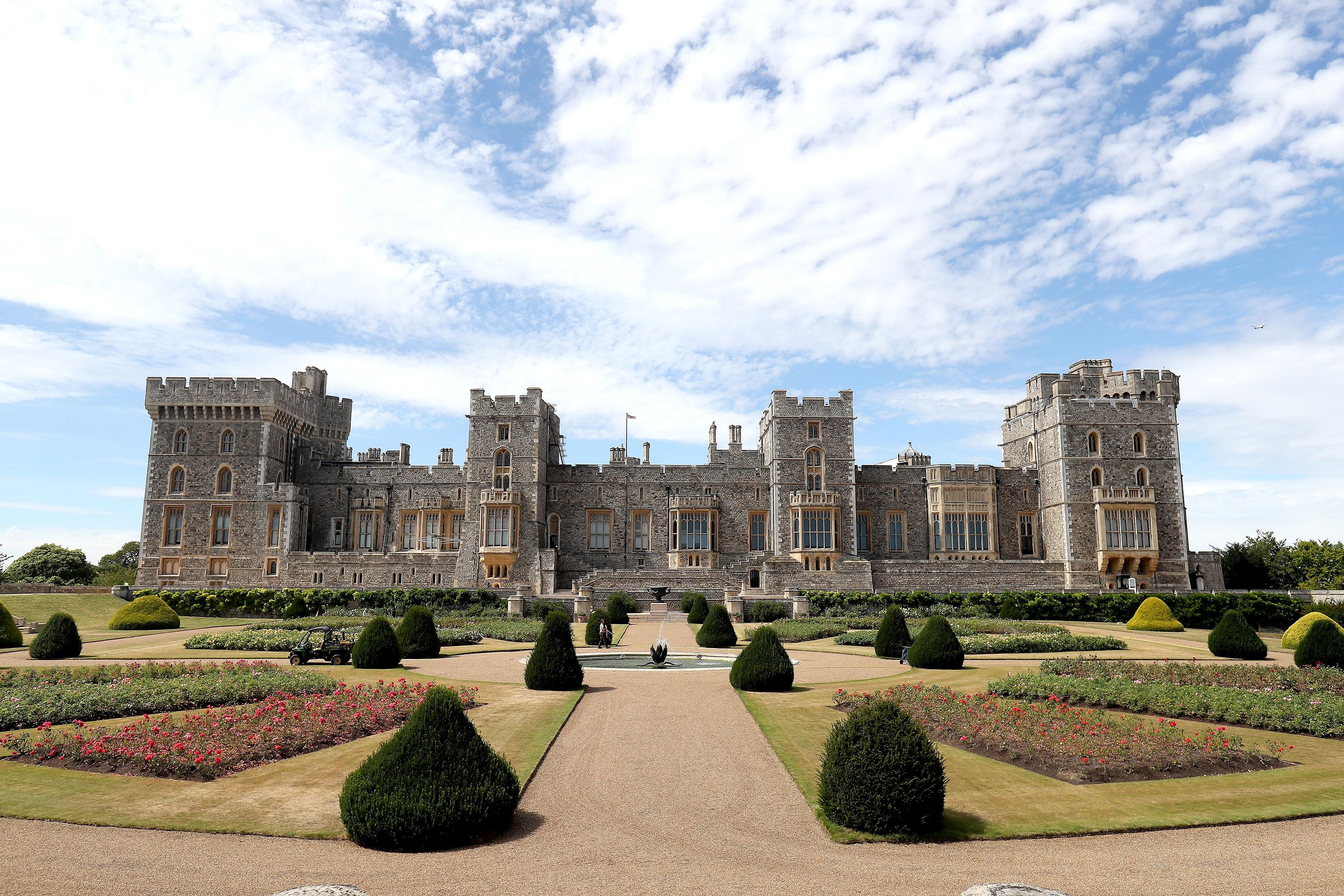 Terrace garden, Public access, Windsor Castle, Weekend visit, 3000x2000 HD Desktop