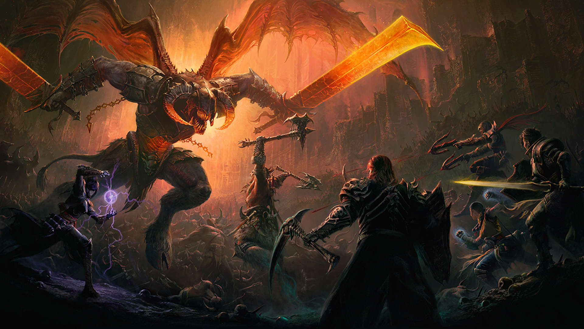Diablo Immortal: The “Cycle of Strife”, An optional PVP system, Cooperative multiplayer elements. 1920x1080 Full HD Wallpaper.