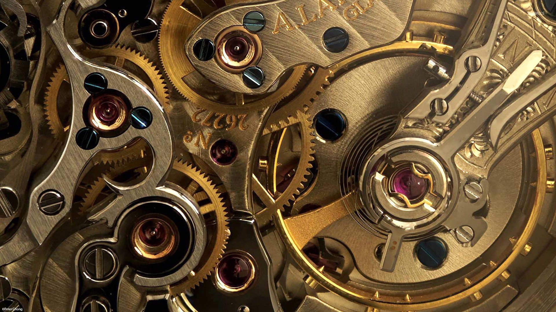 Clock gears, Wallpapers, Mechanical, Gear mechanism, 1920x1080 Full HD Desktop