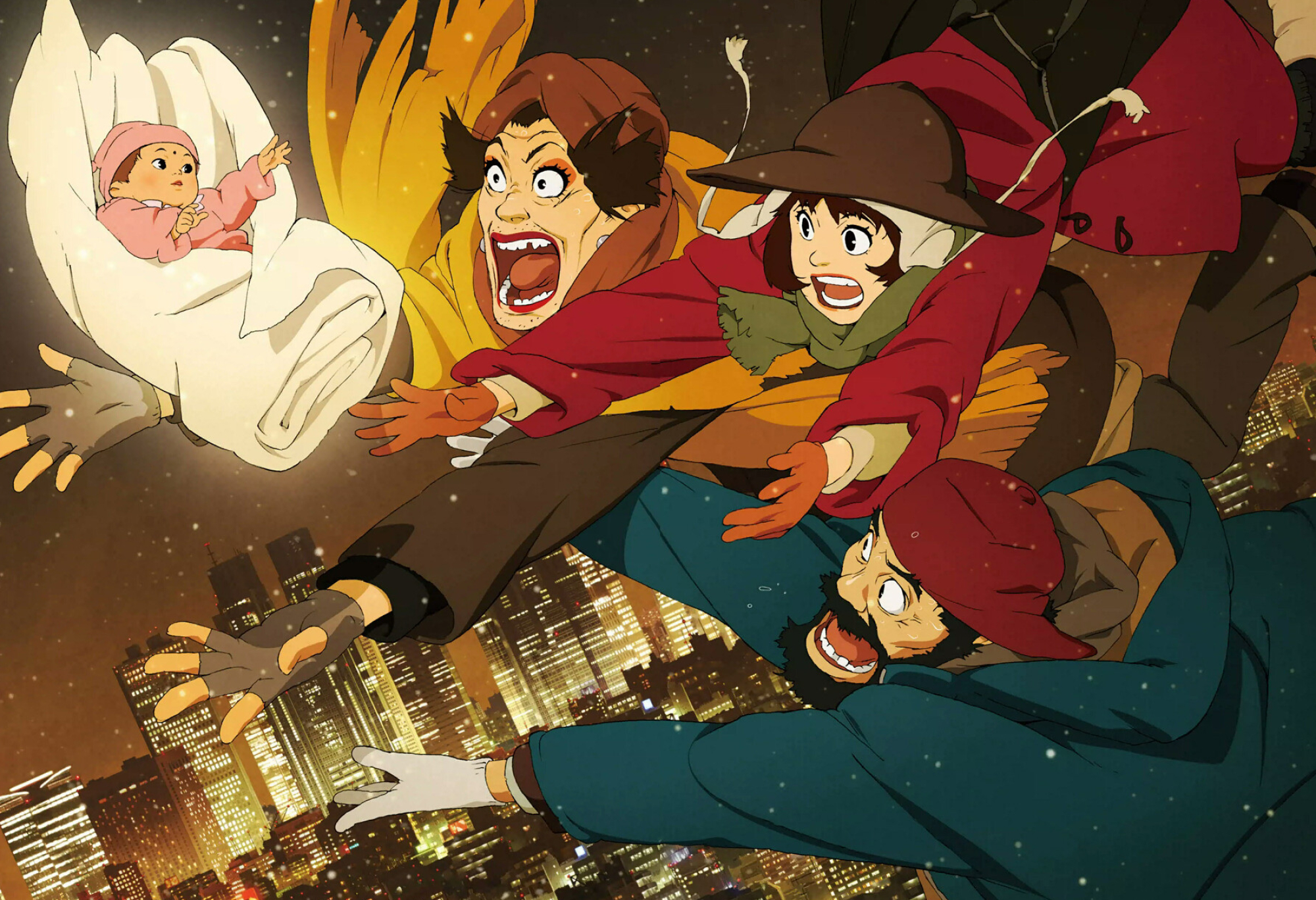 Tokyo Godfathers, Anime-themed wallpapers, Immersive visual experience, Minitokyo gallery, 2000x1370 HD Desktop