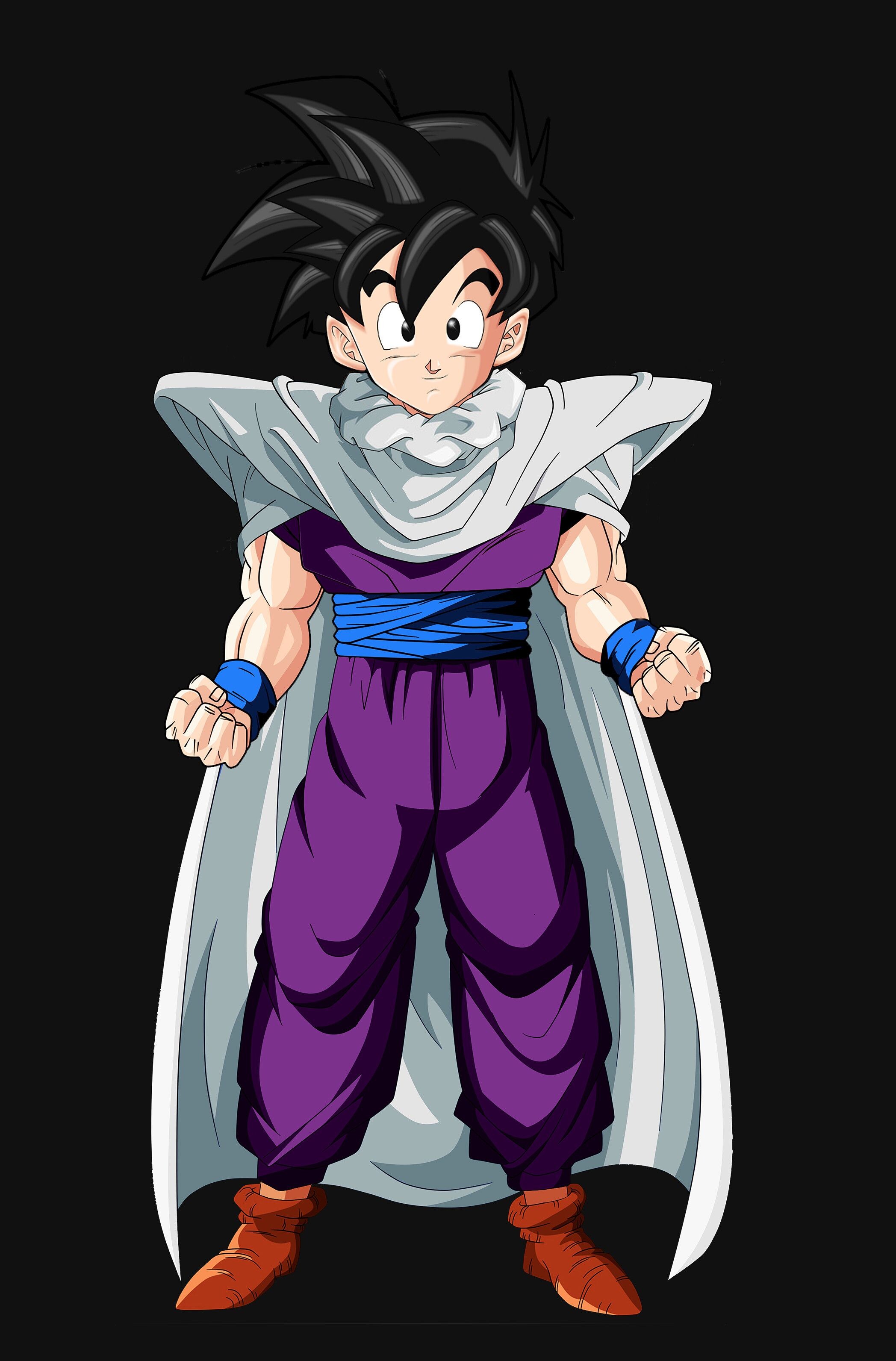 Gohan: The elder son of the Dragon Ball series' primary protagonist Goku and his wife Chi-Chi. 2100x3190 HD Wallpaper.