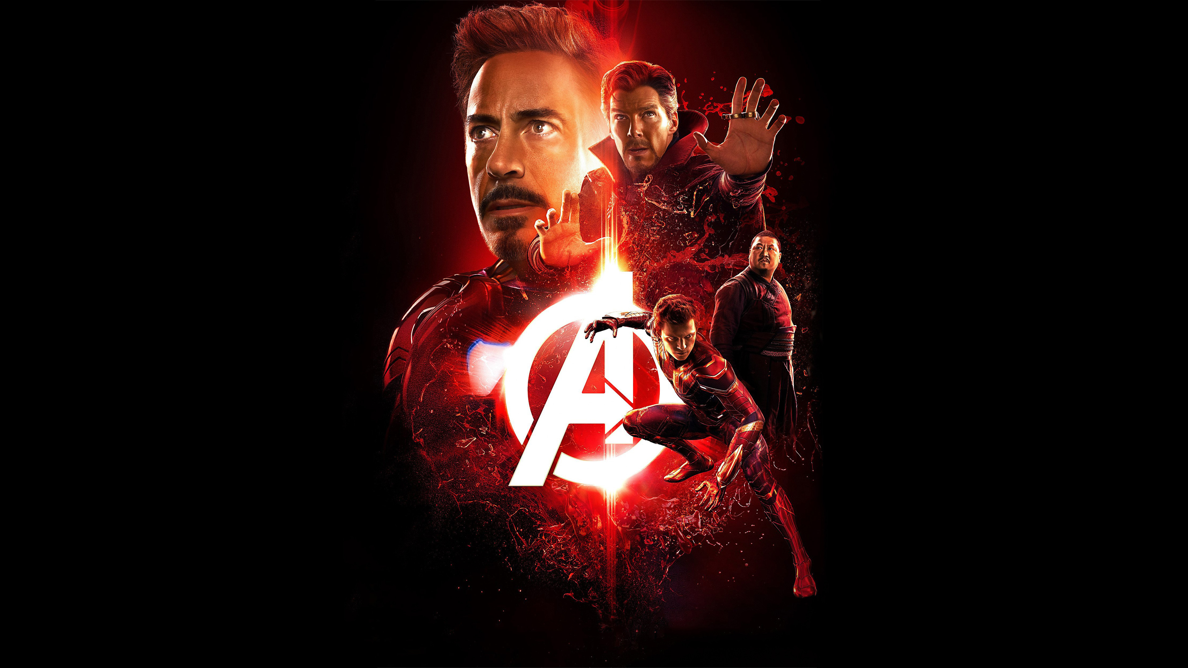 Iron Man, Tom Holland, Doctor Strange, wallpaper resolution, 3840x2160 4K Desktop