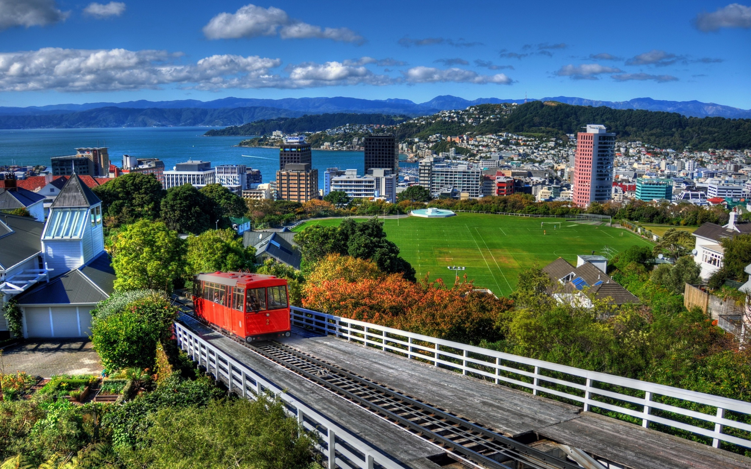 Wellington, New Zealand, Scenic wallpapers, Beautiful city, 2560x1600 HD Desktop