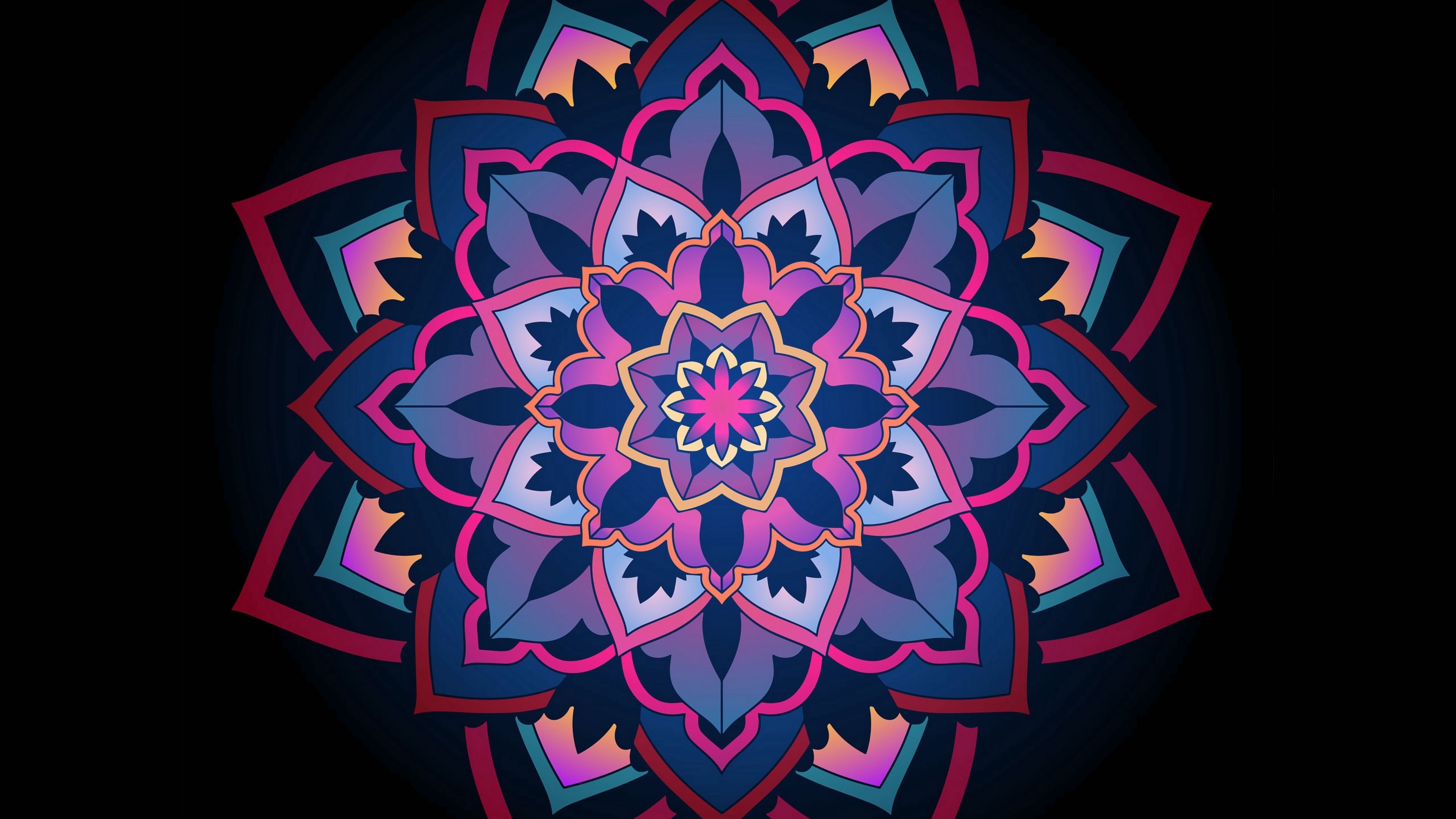 Ornamental, Mandala Wallpaper, 3840x2160 4K Desktop