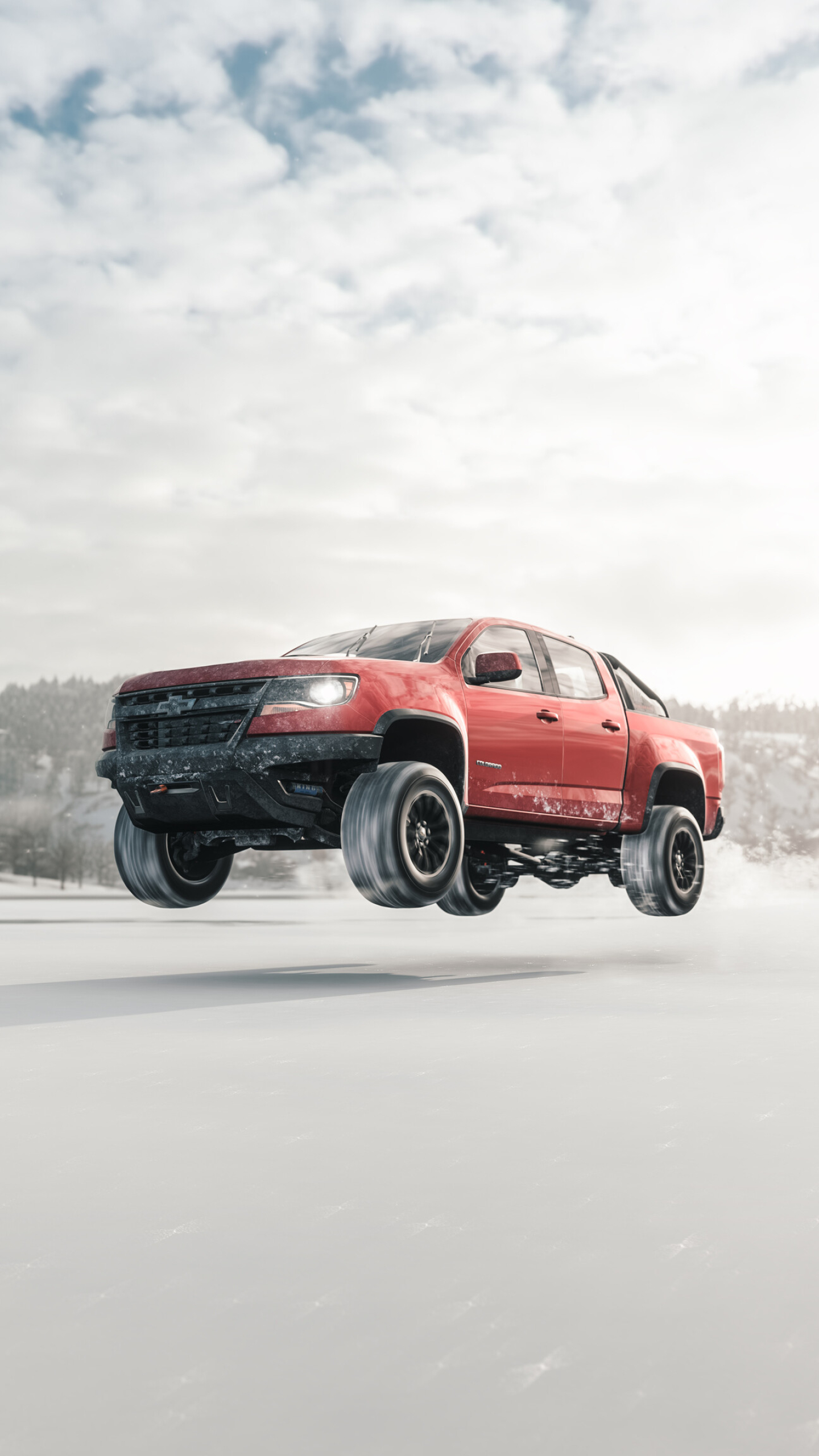 Chevrolet Silverado: American pickup truck, A unique formula of authentic off-road capability and innovative technology. 1440x2560 HD Wallpaper.