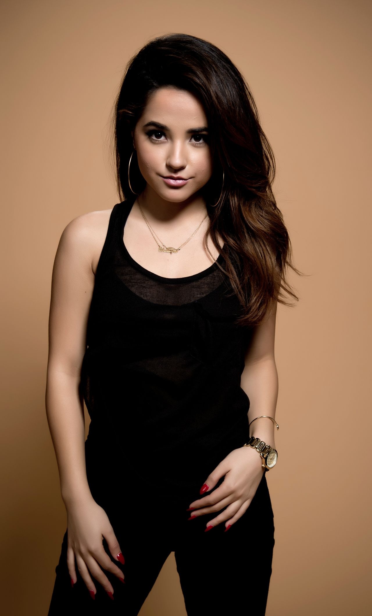 Becky G, Mobile wallpapers, 4K resolution, Stunning visuals, 1280x2120 HD Phone
