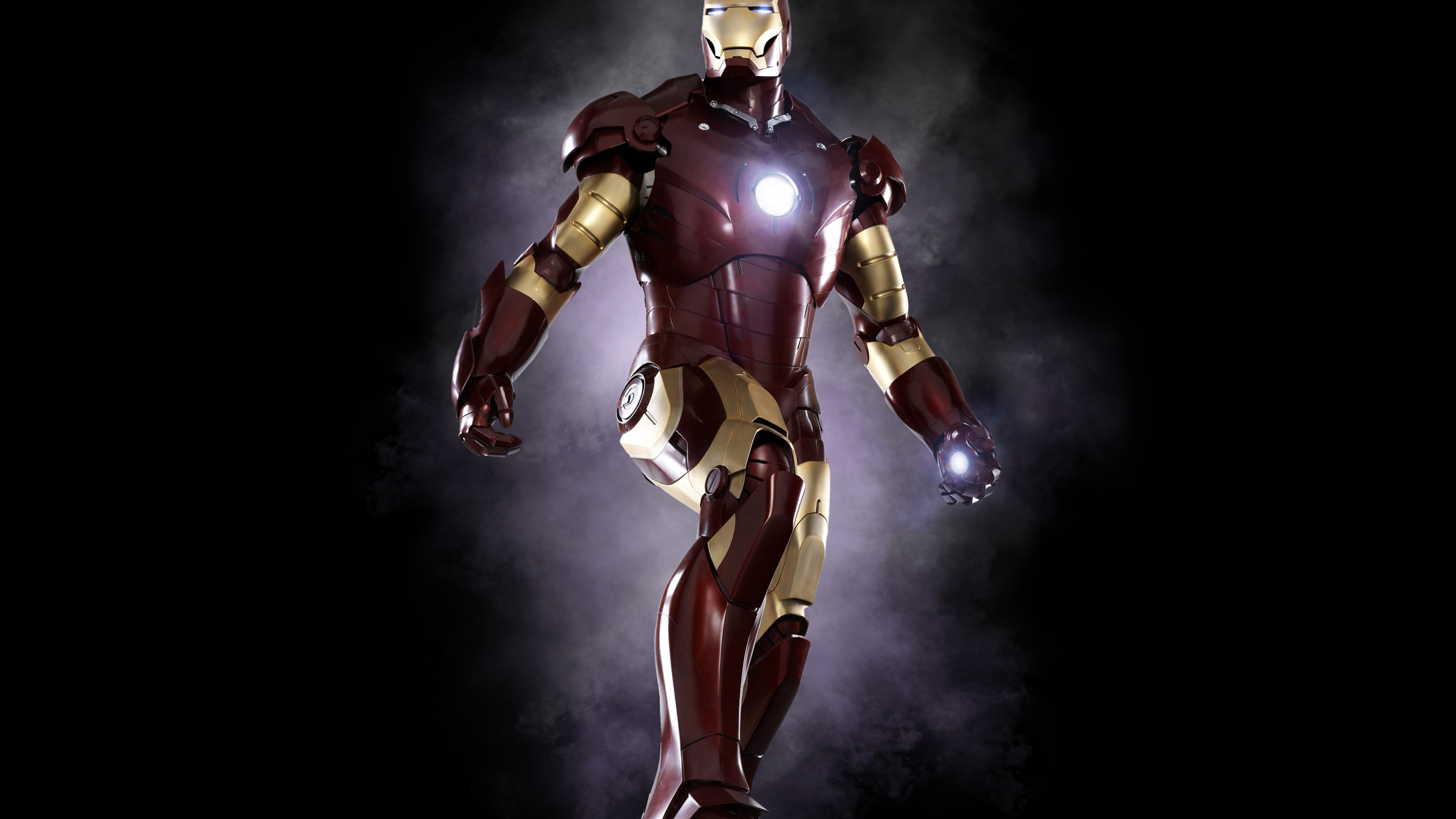 Iron Man: A fictional character and superhero in Marvel Comics. 3840x2160 4K Background.