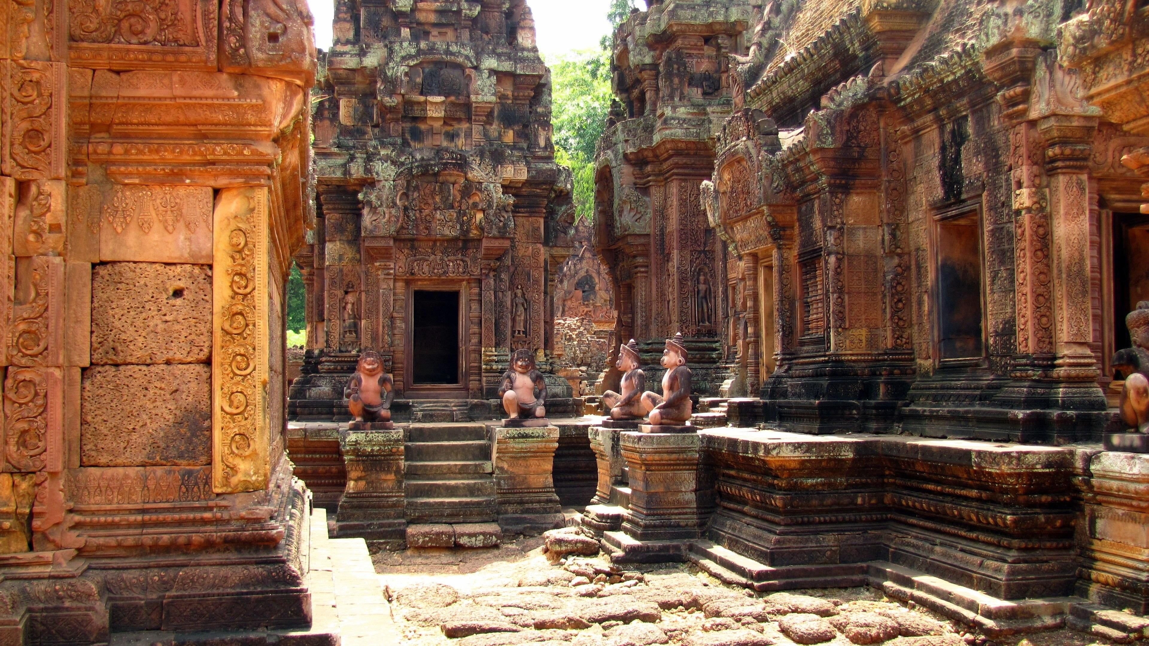 Cambodia historic site, Banteay Srei Temple, 3840x2160 4K Desktop