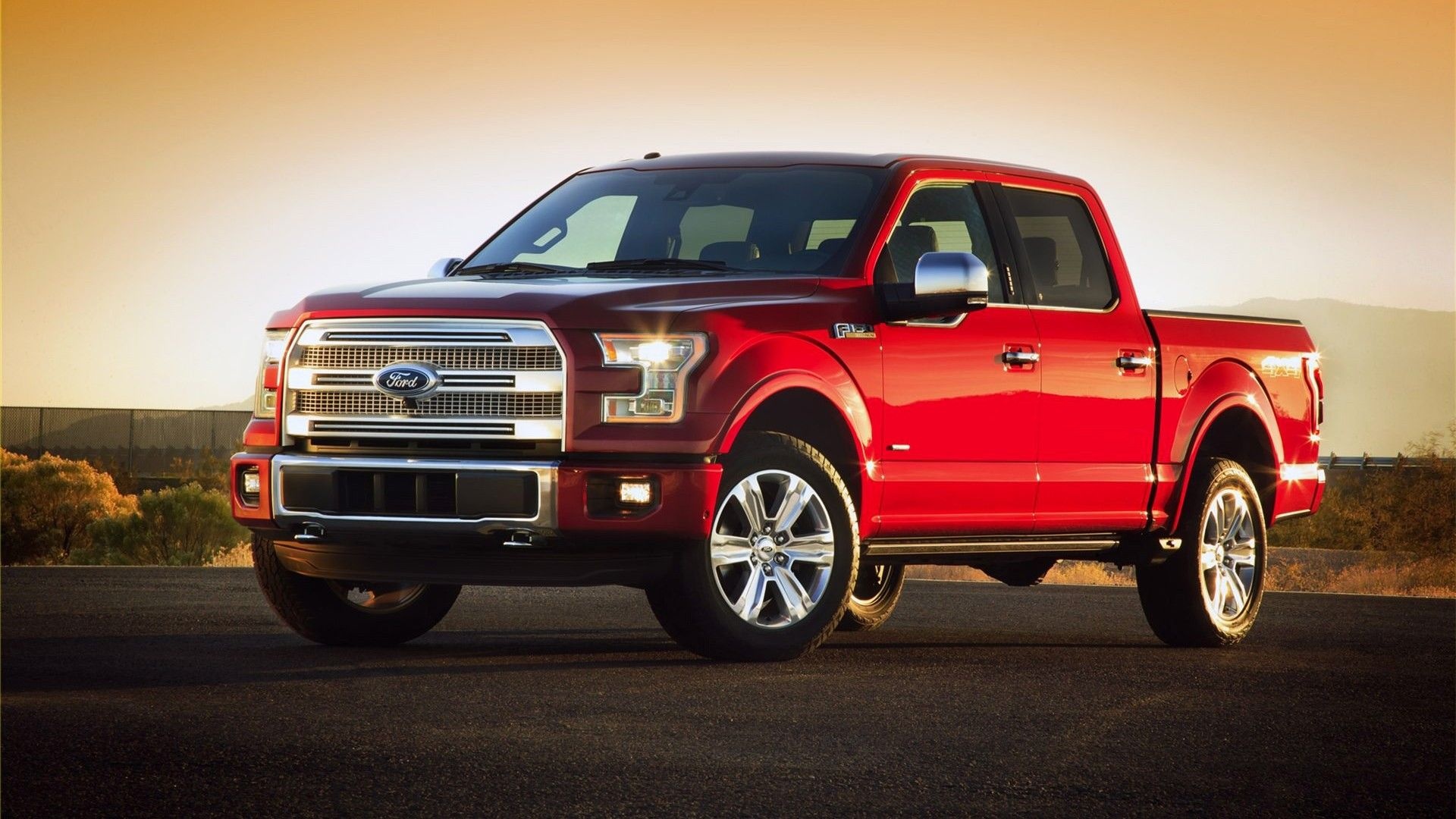 Ford Pickup: The F-150 is the most popular model in the F-Series lineup. 1920x1080 Full HD Wallpaper.