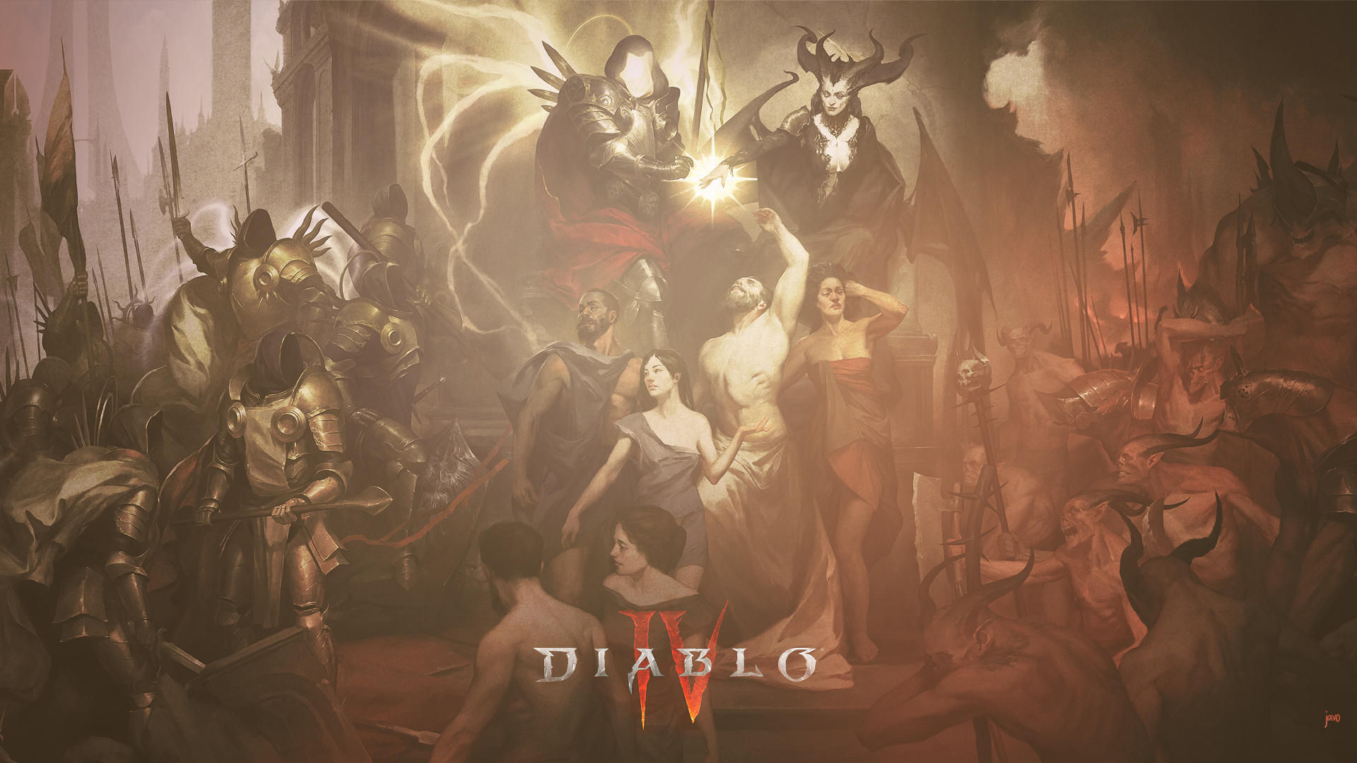 Diablo IV, Lilith in Diablo, RPG game, Blizzard Entertainment, 1920x1080 Full HD Desktop