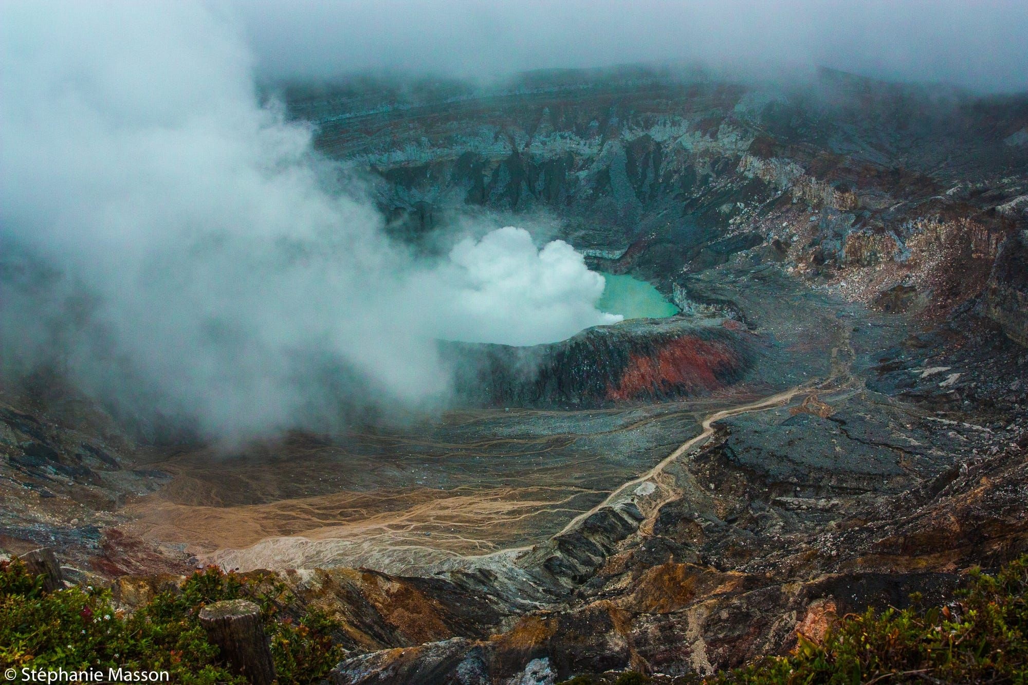 Poas Volcano, Stphanie Masson, 500px view, Crater, 2000x1340 HD Desktop