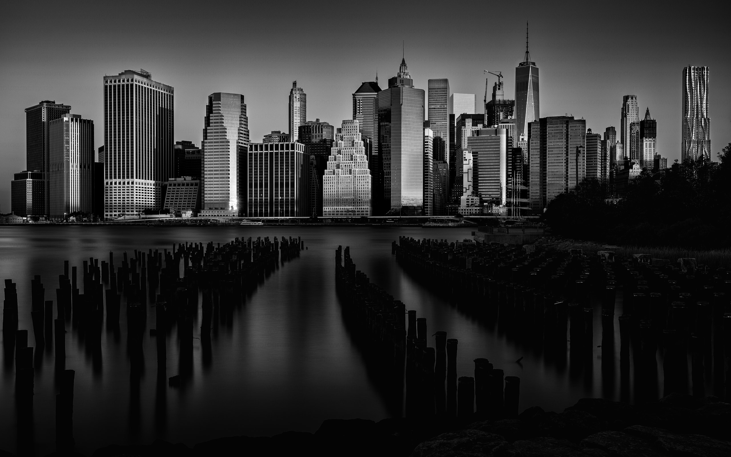 New York Black and White, Urban photography, Black and white cityscape, 2560x1600 HD Desktop