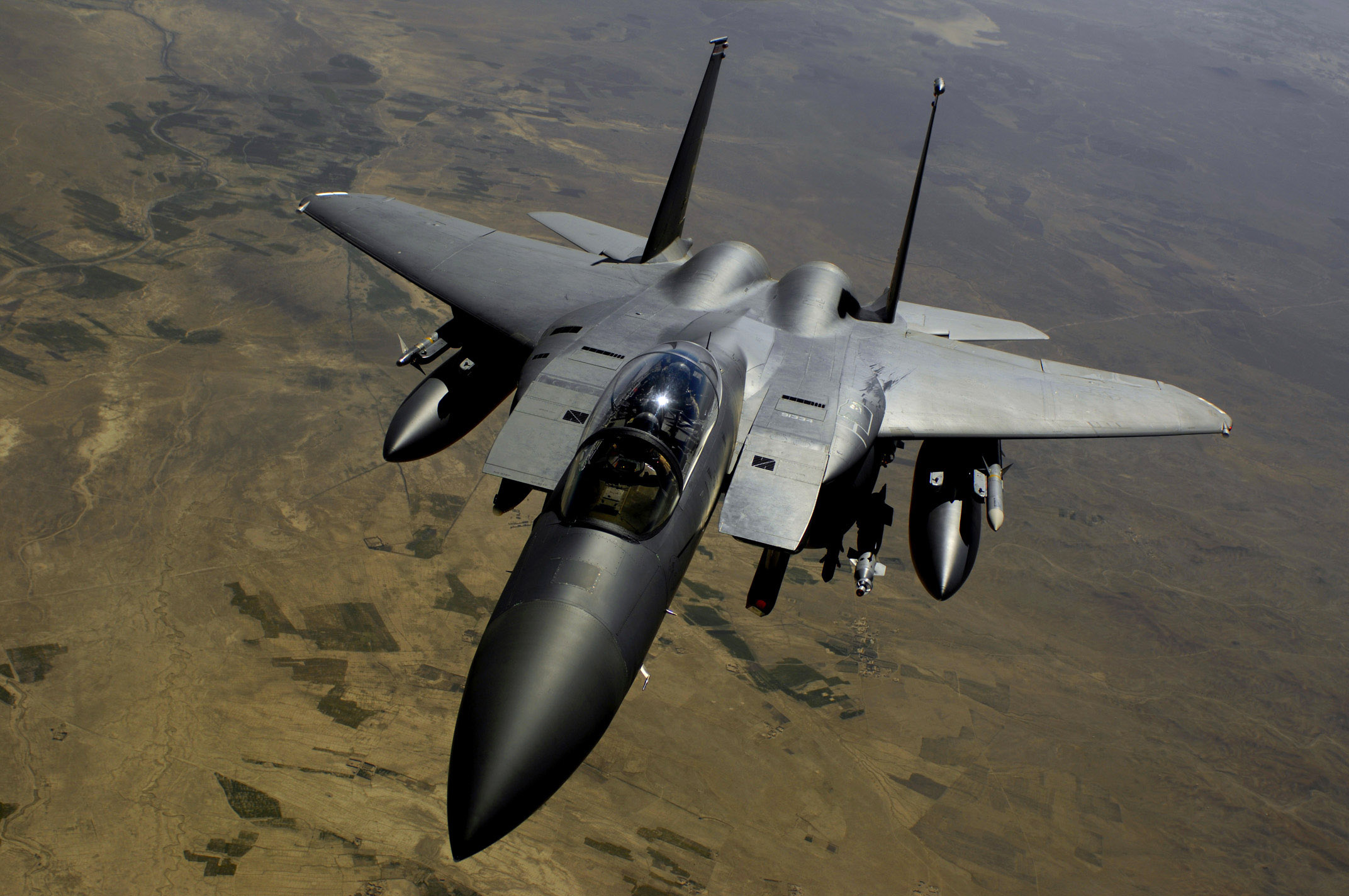 F-15E Destroys enemy weapons cache, Air Power Summary, Air Force, 2150x1430 HD Desktop
