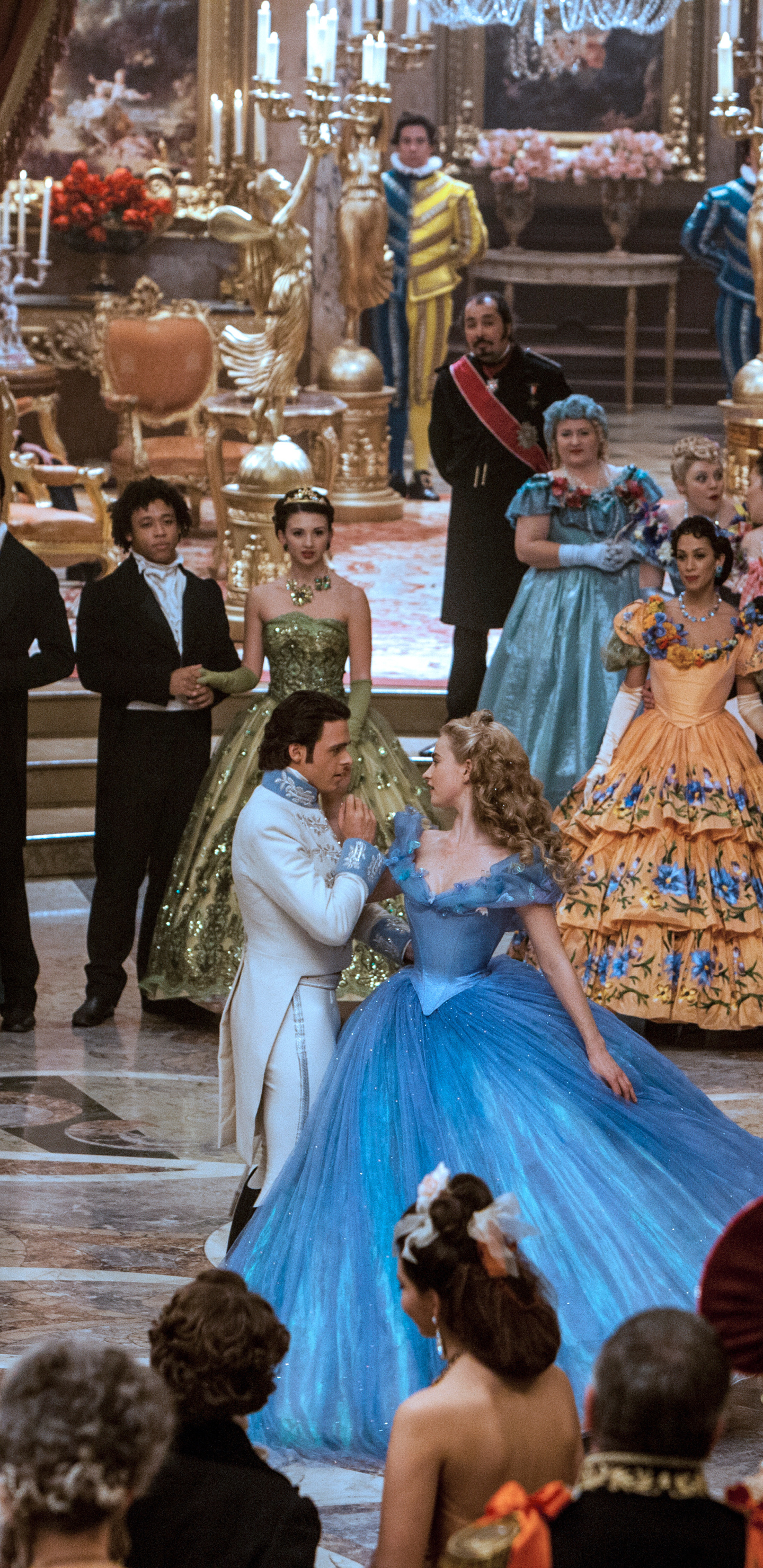 Cinderella 2015, Disney movie, 1440x2960 HD Handy