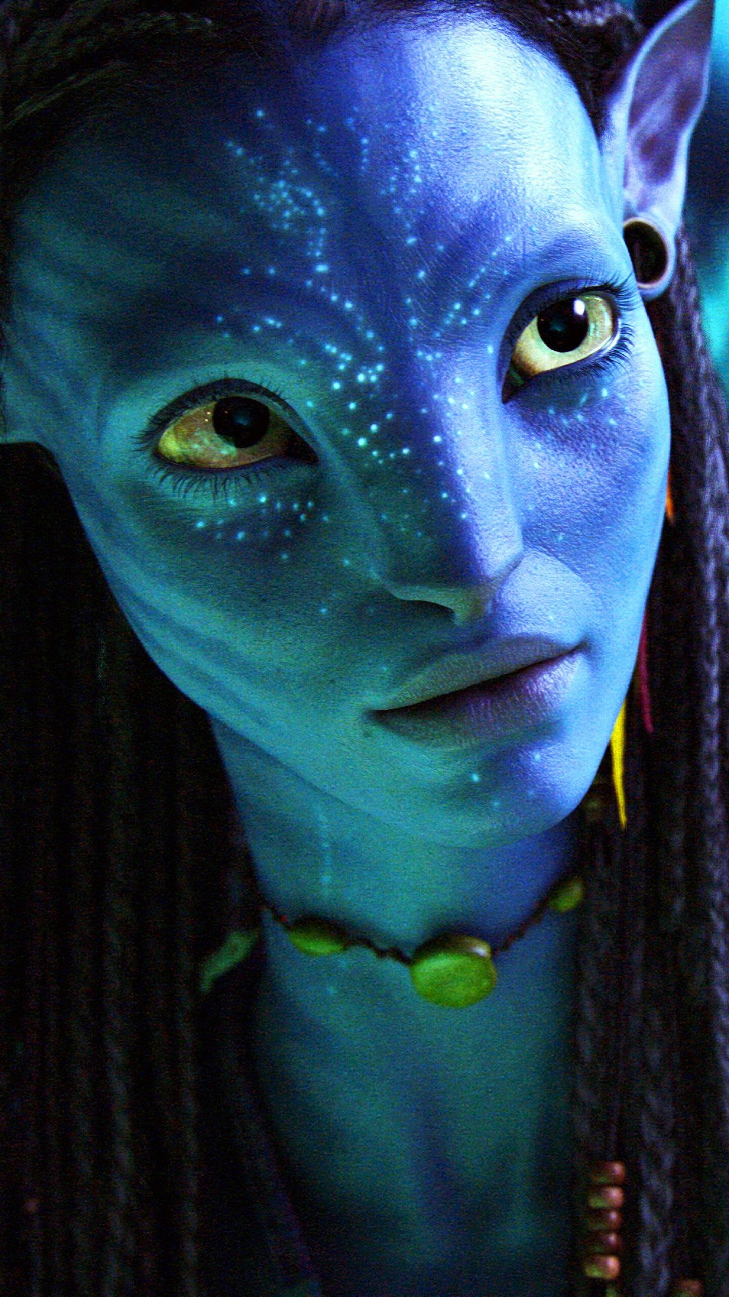 Avatar: The Na'vi princess of the Omaticaya clan. 1440x2560 HD Wallpaper.