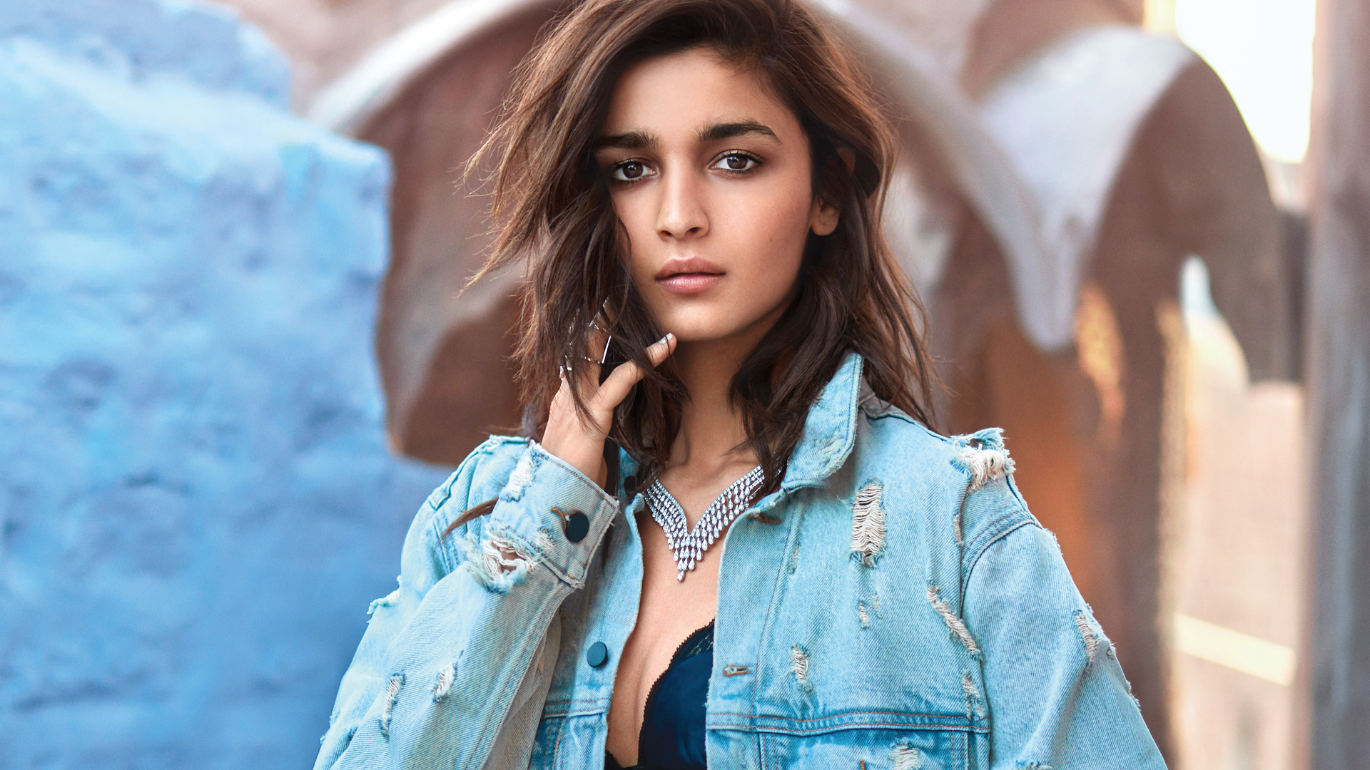 Alia Bhatt movies, Jeans shirt, Bollywood 2018, Wallpaper, 1920x1080 Full HD Desktop