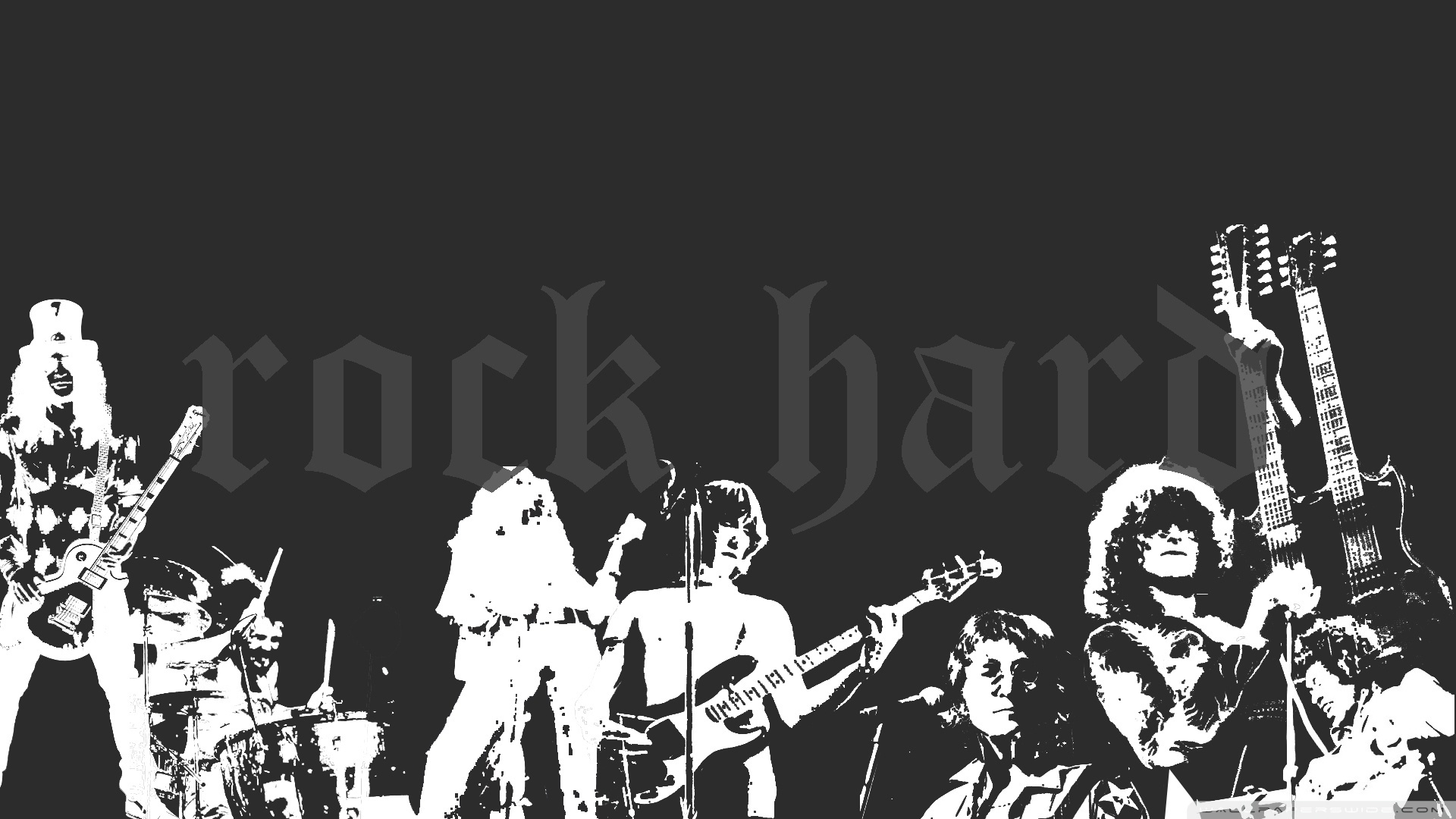 Hard rock wallpapers, Popular choices, Captivating screens, Rock-inspired backgrounds, 1920x1080 Full HD Desktop