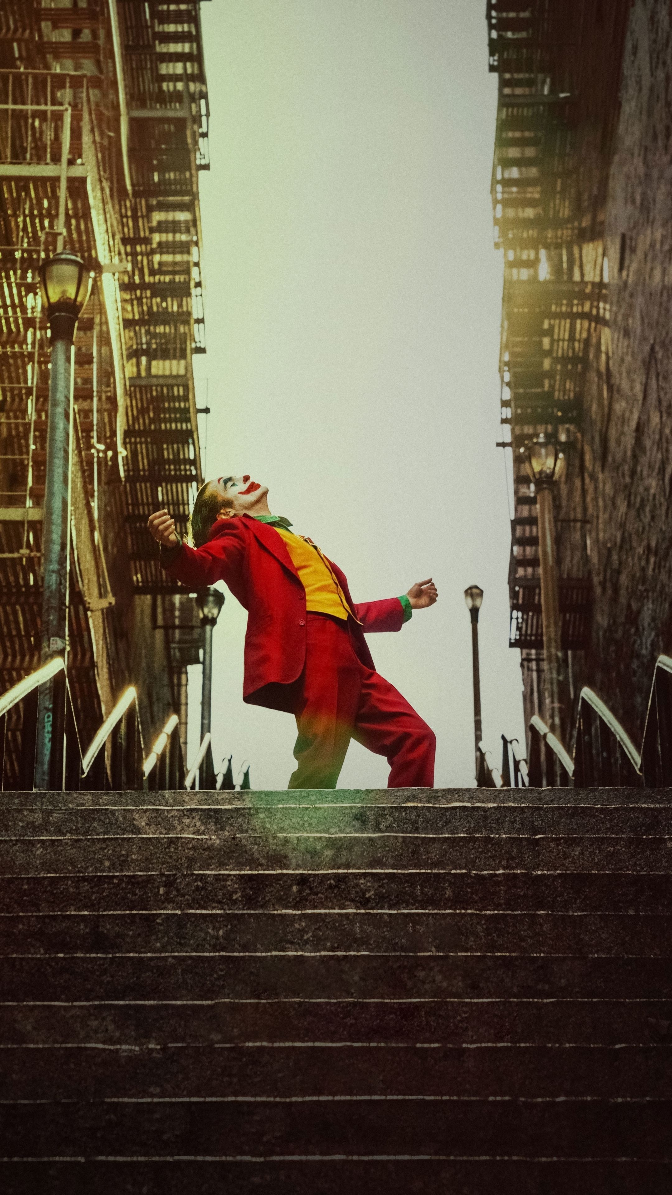 Movie Poster, Joker 2019, Red Suit,, 2160x3840 4K Handy