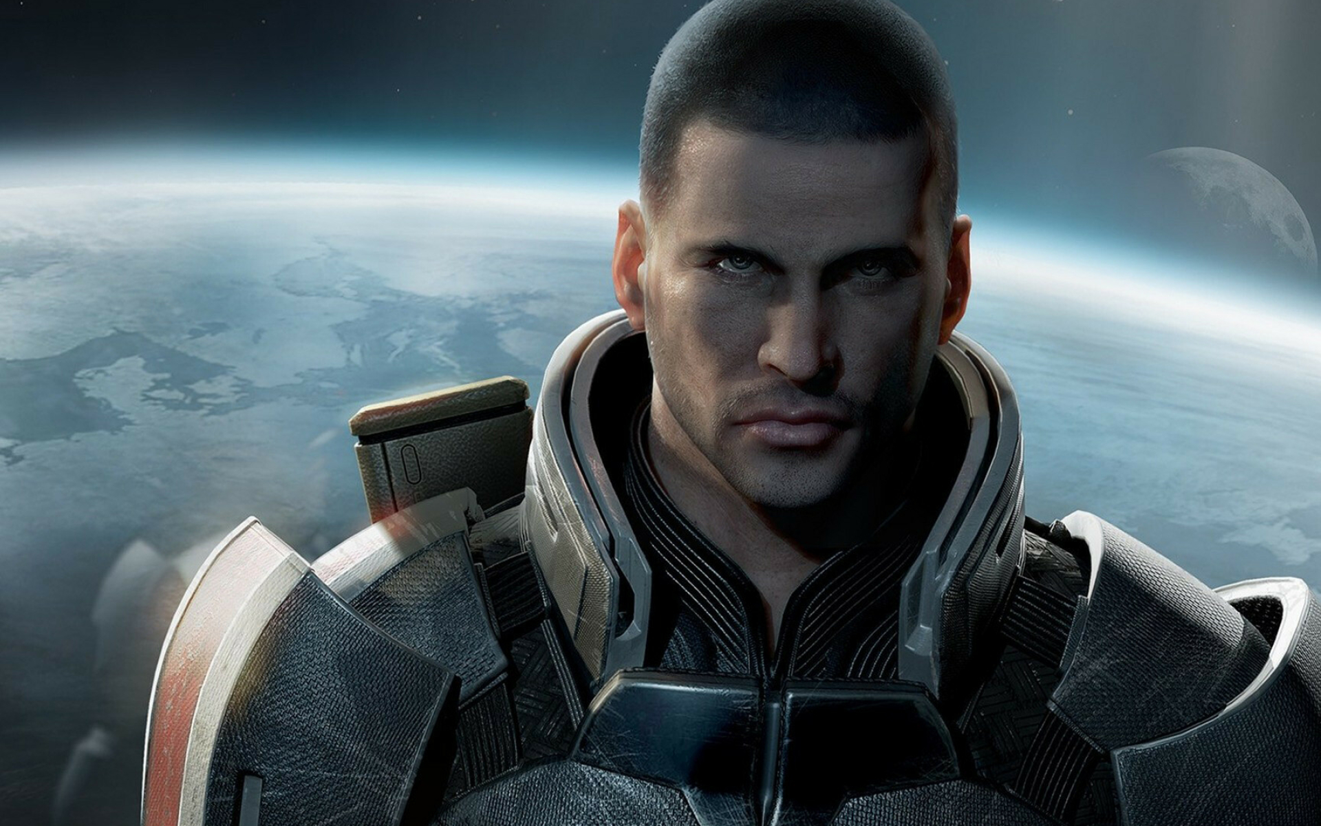 Mass Effect 2: Commander Shepard, The player character in the video game series by BioWare. 1920x1200 HD Wallpaper.
