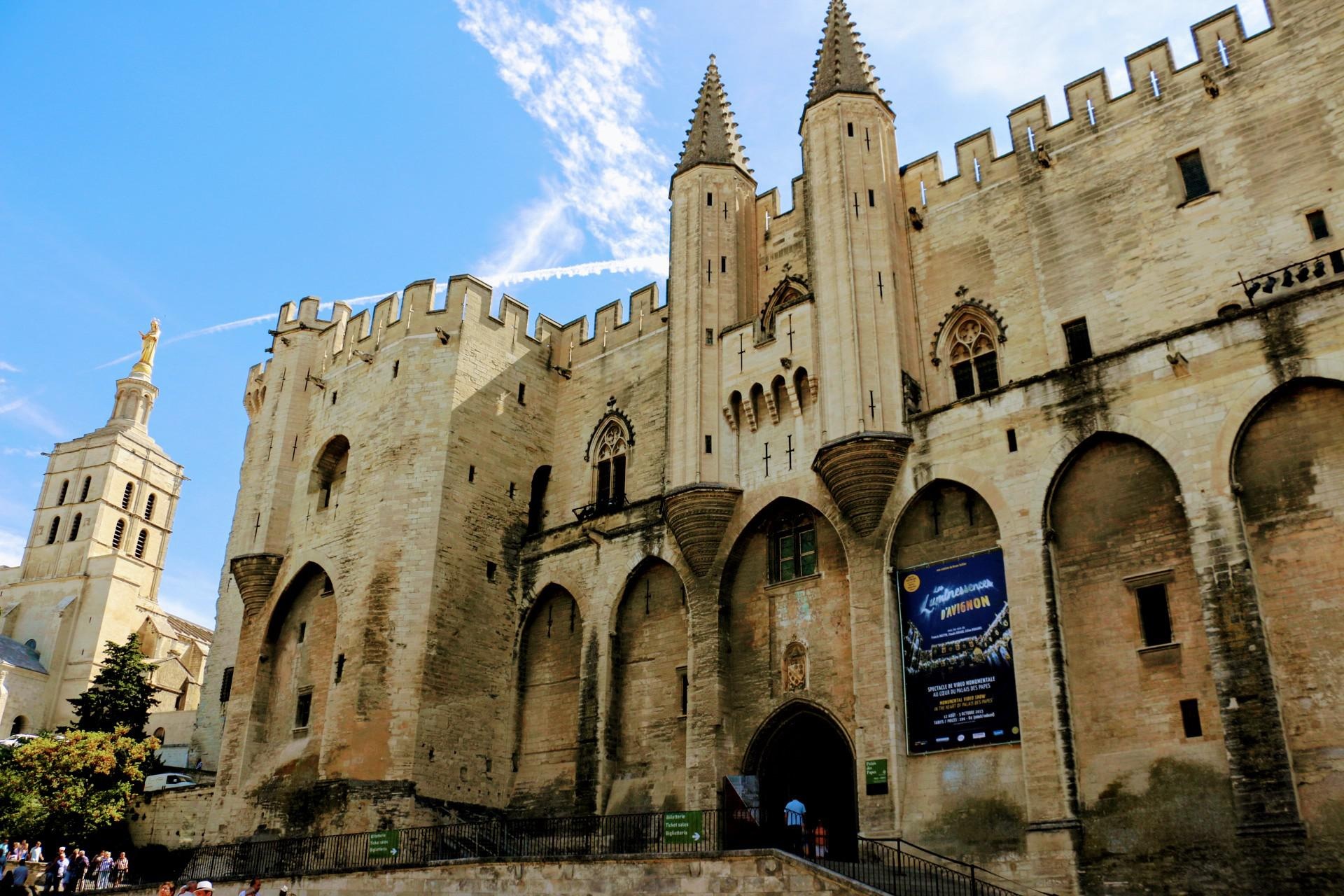 Palace of the Popes, Avignon France, Avignon castles, Medieval architecture, 1920x1280 HD Desktop