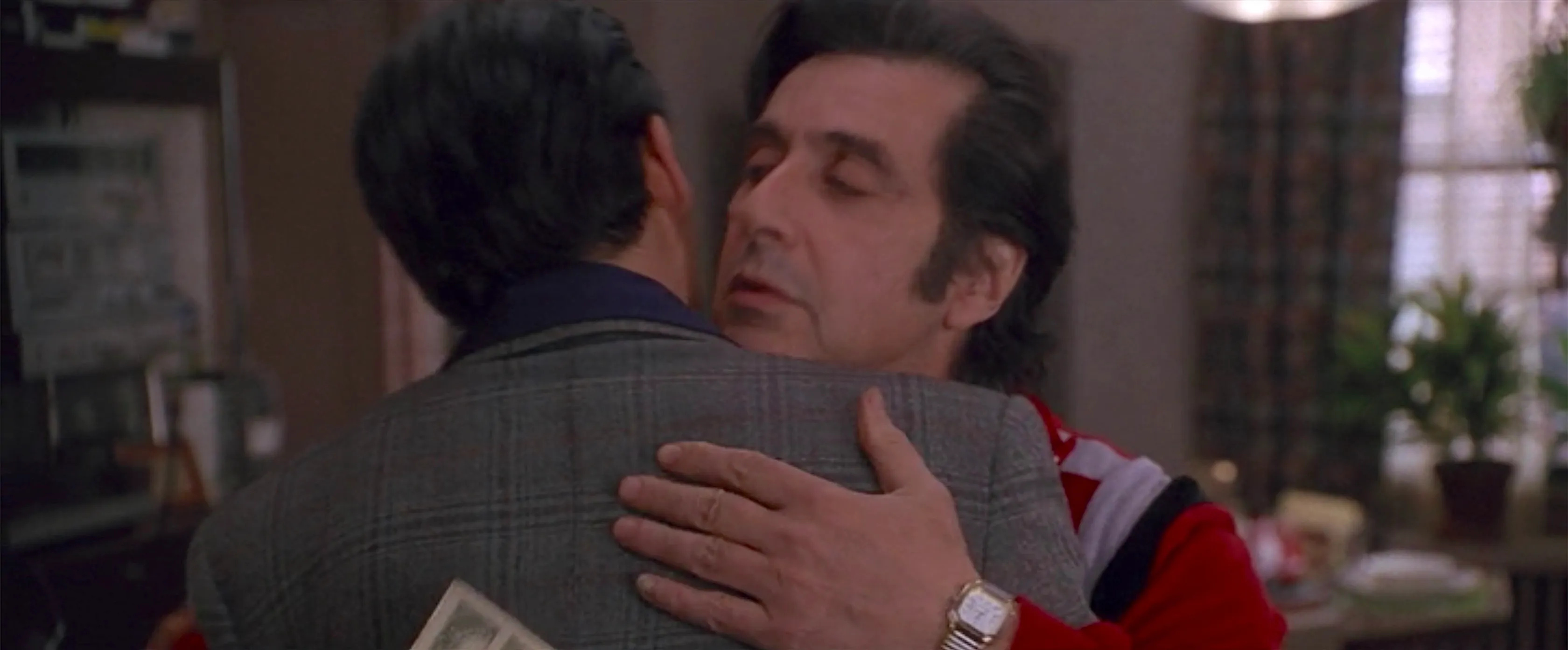 Donnie Brasco (Movies), Pacino's Red Christmas Tracksuit, BAMF Style, 3360x1400 Dual Screen Desktop