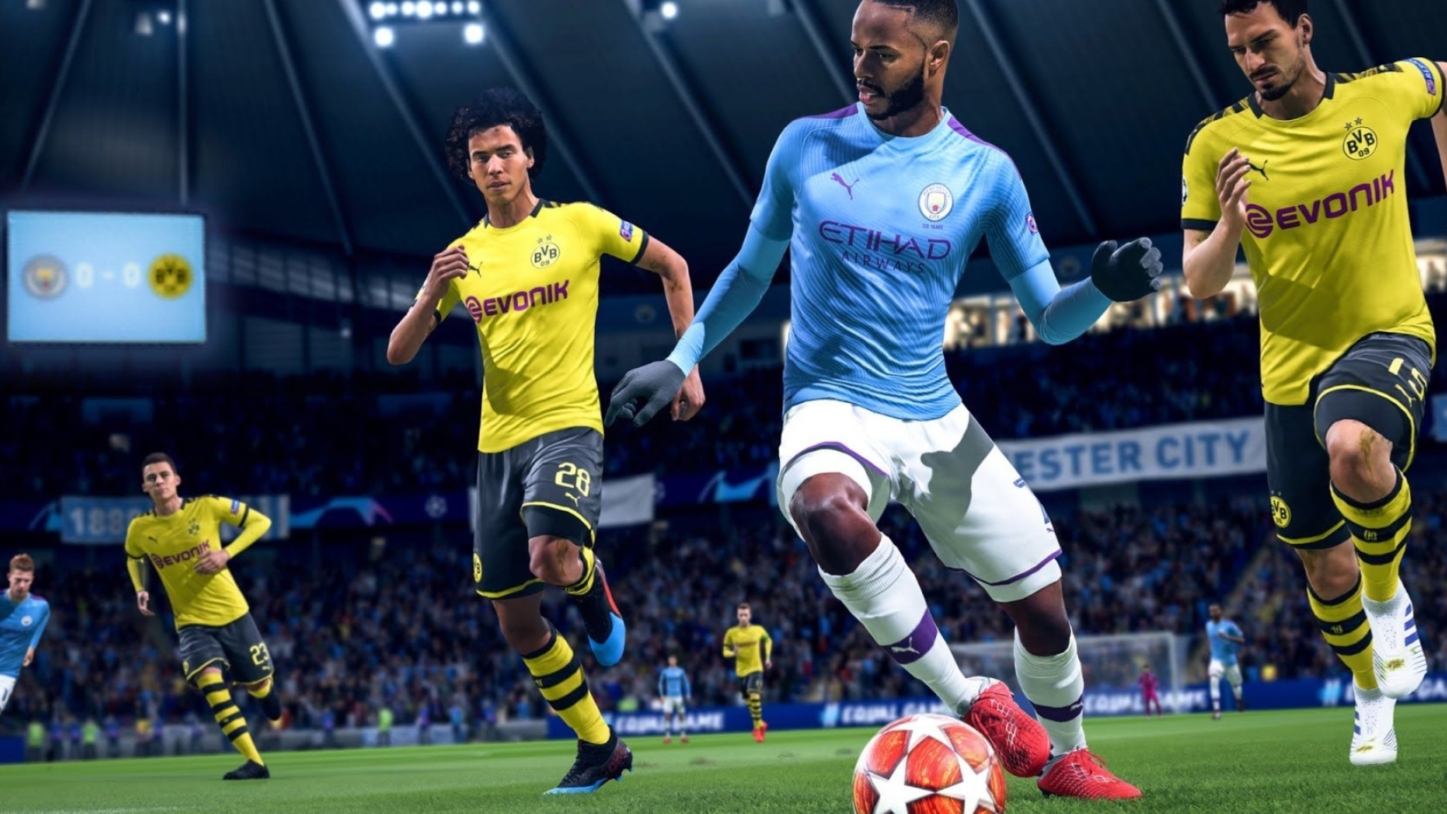 FIFA Soccer (Game): One of the most popular football simulator in the world, EA Sports. 2050x1160 HD Background.