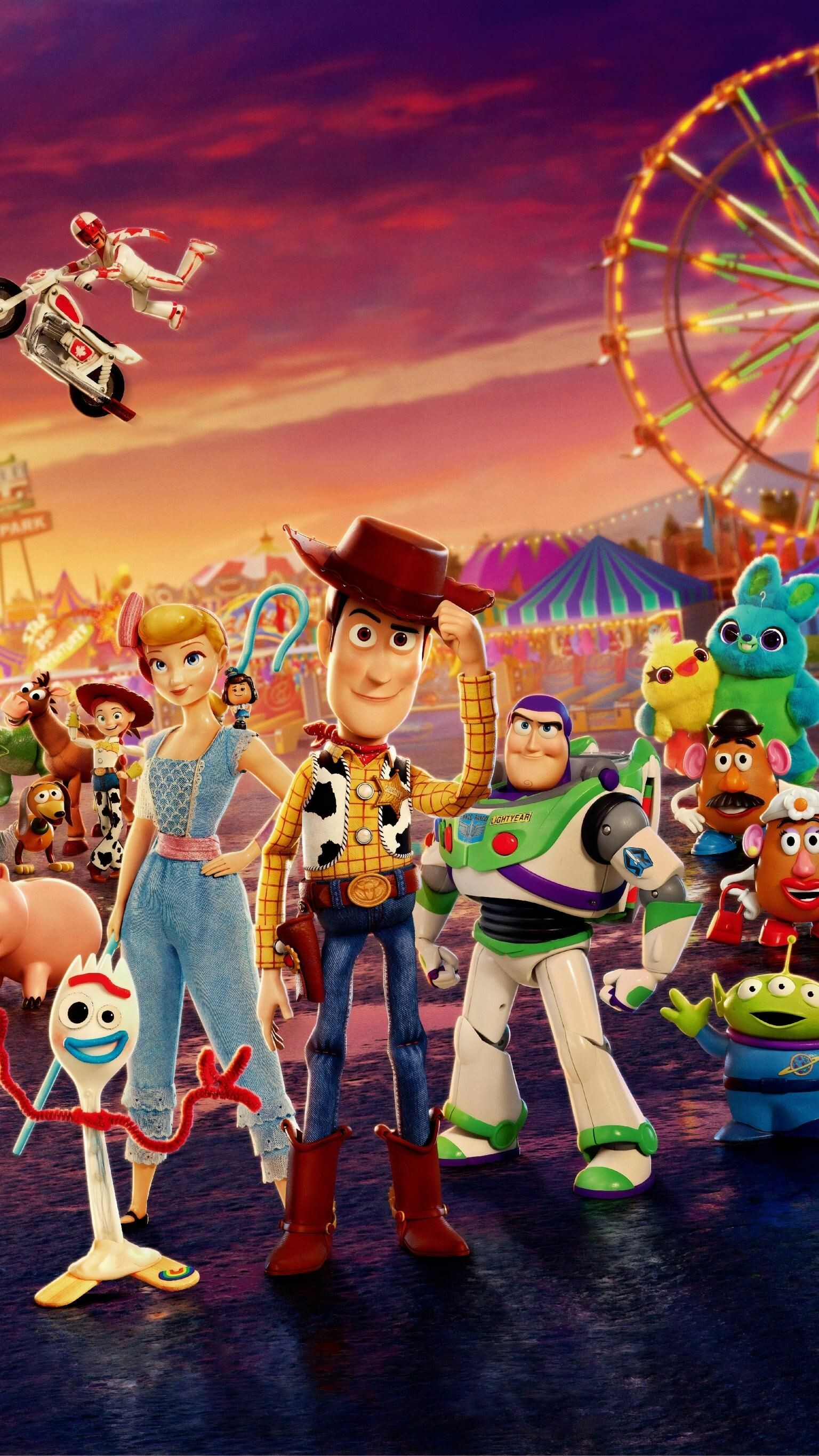 Toy Story: Disney, The eighth-highest-grossing film of 2019, Pixar. 1540x2740 HD Wallpaper.