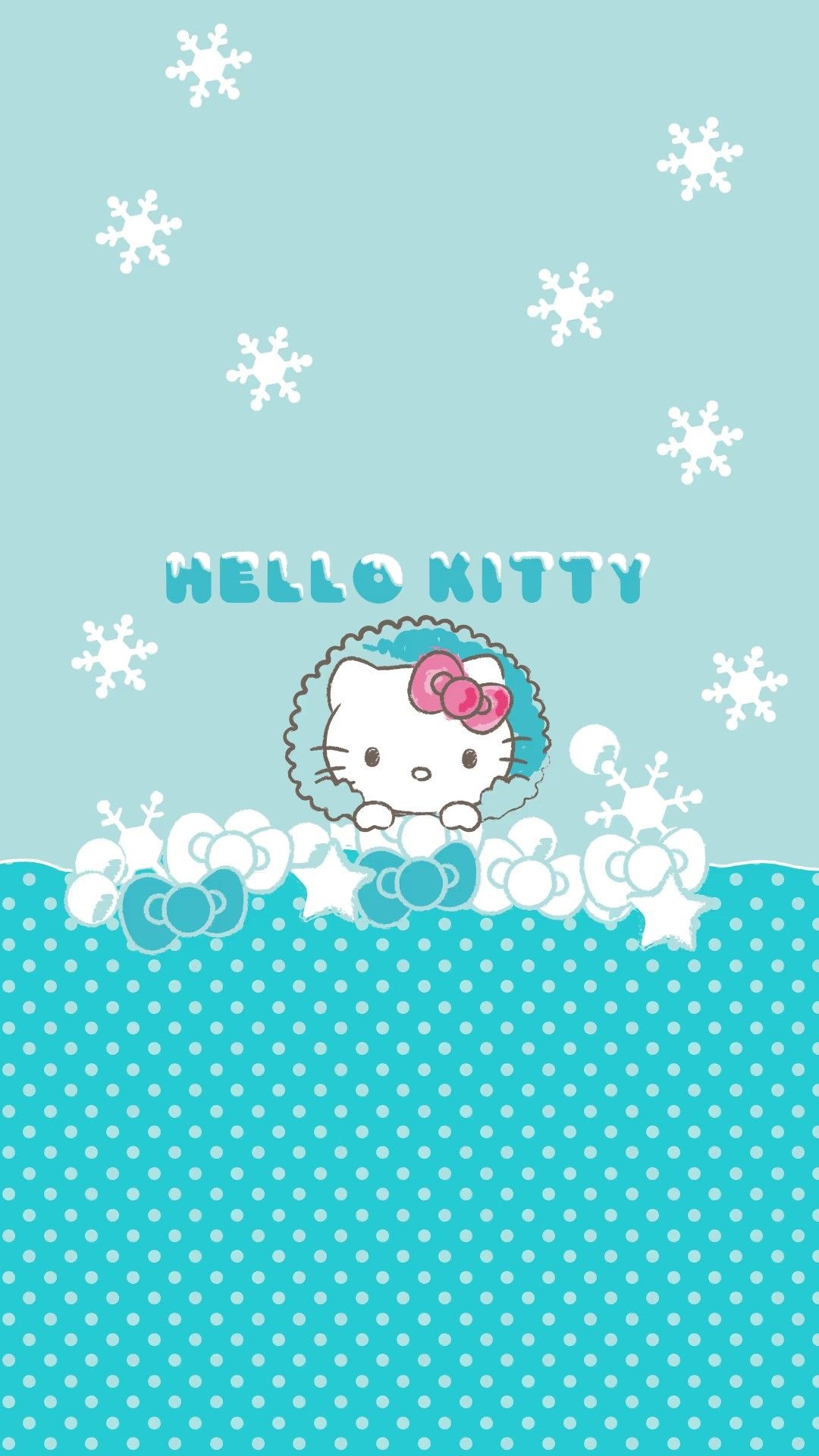 Hello Kitty Winter, Pin page, 1080x1920 Full HD Phone