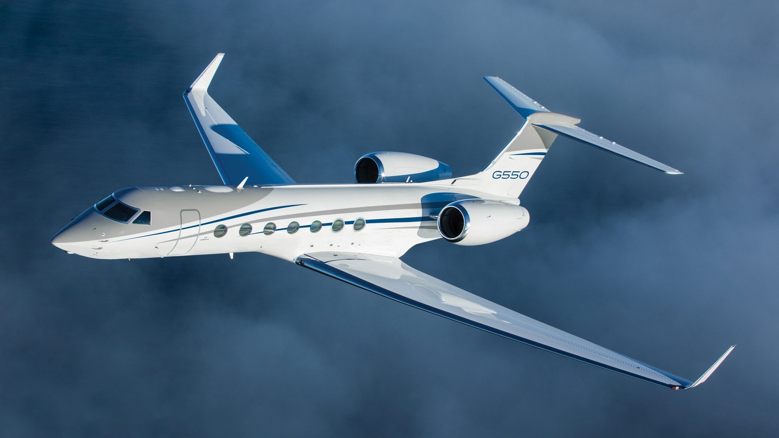 Gulfstream G550, Private jet charter, Luxury travel, 2560x1440 HD Desktop