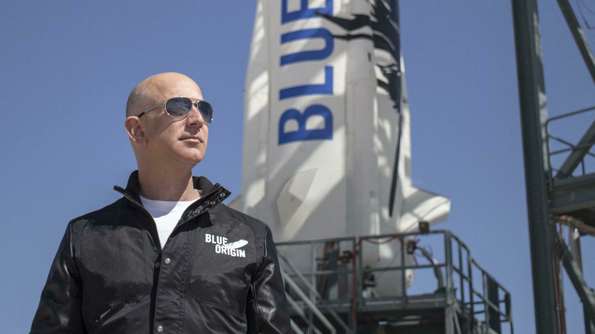 Jeff Bezos: Founder of Blue Origin, the private space-flight company. 2050x1160 HD Wallpaper.