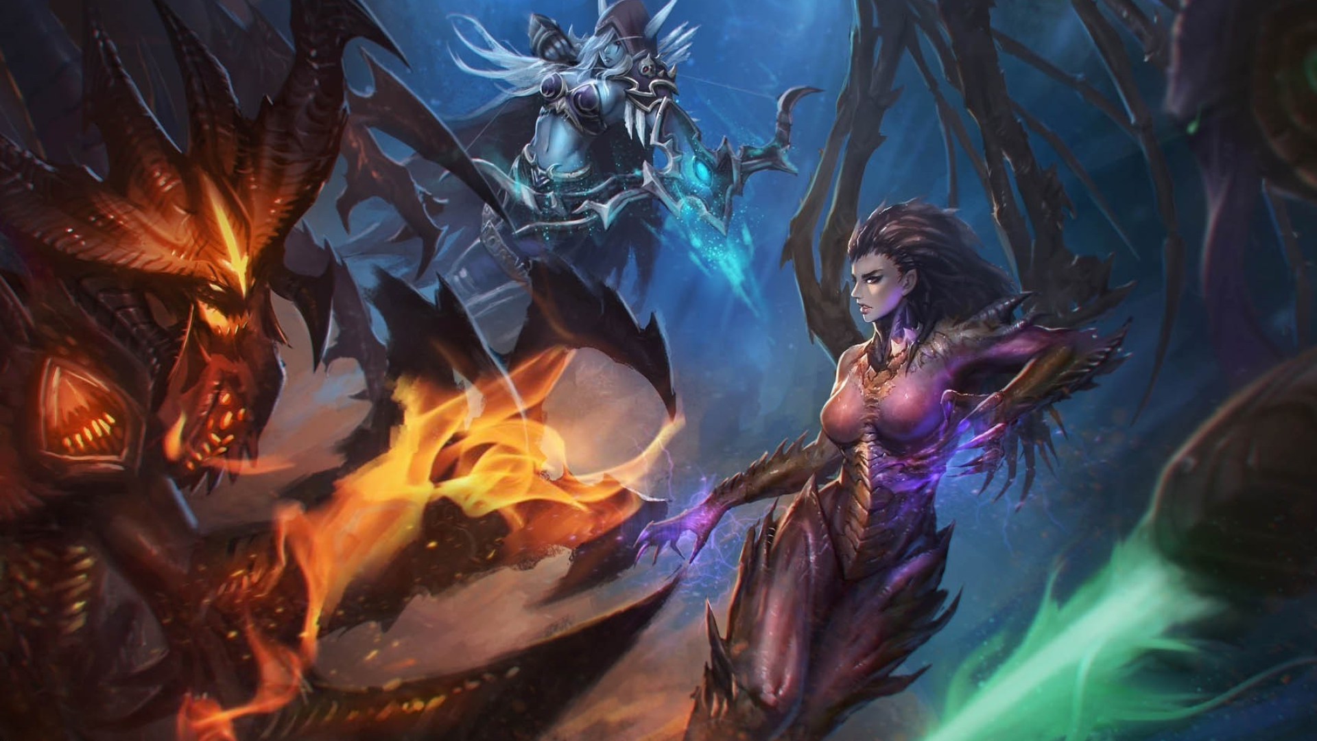 Heroes of the Storm, Storm wallpapers, Blizzard entertainment, MOBA game, 1920x1080 Full HD Desktop