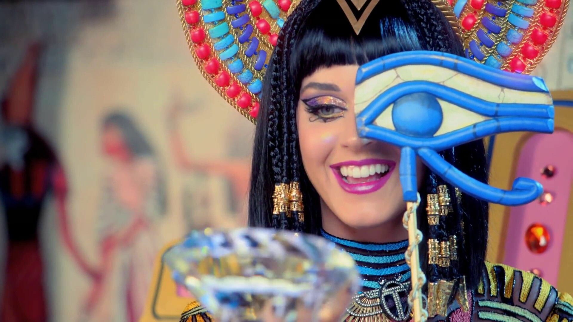 Katy Perry: Dark Horse, Signed to Ballard's label, Java Records in 2004. 1920x1080 Full HD Background.