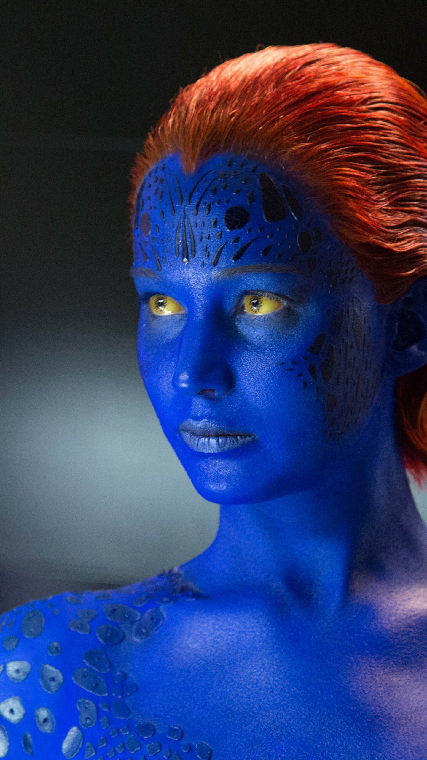 Marvel Mystique, X-Men Apocalypse, Jennifer Lawrence, 1440x2560 HD Phone