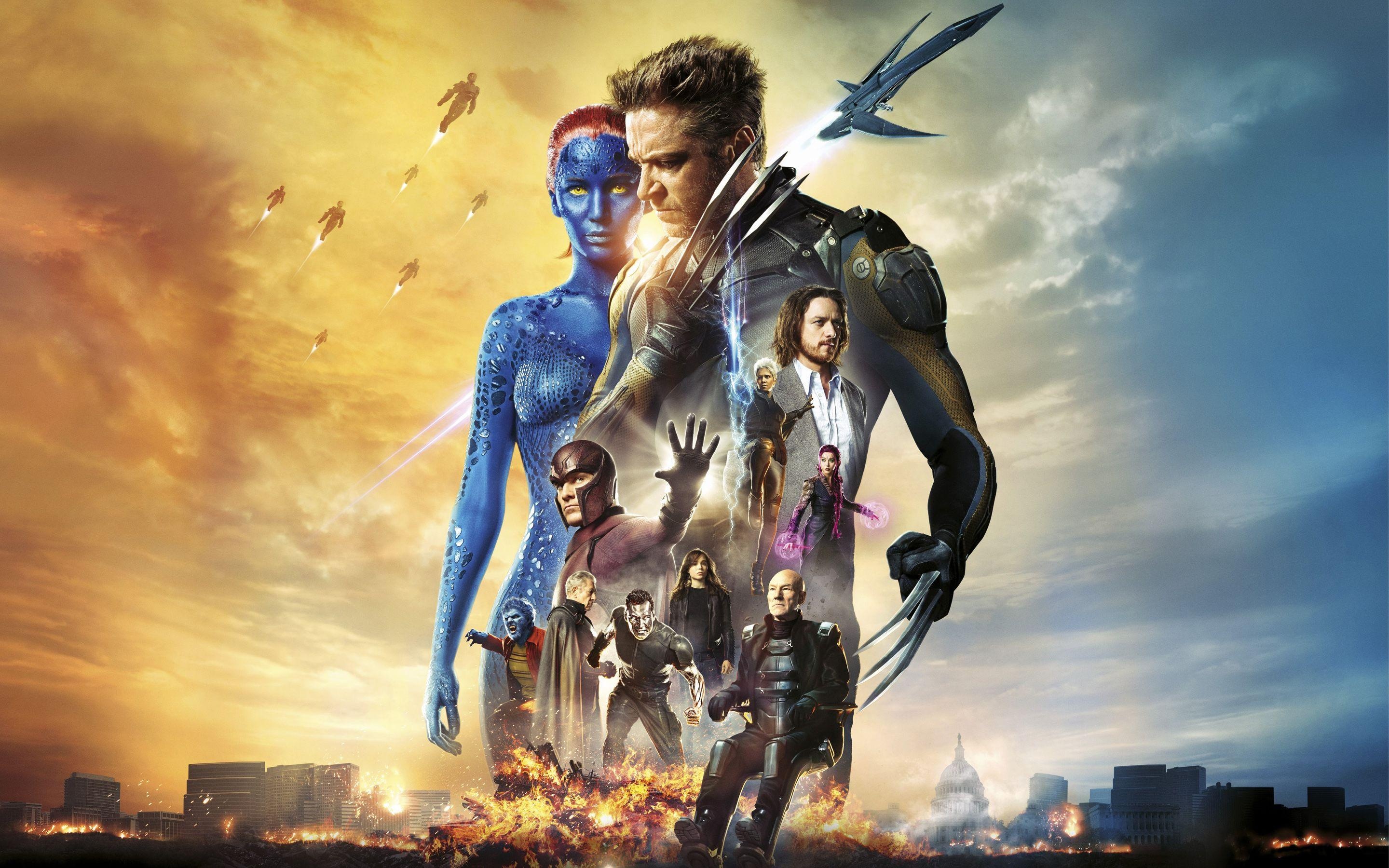 X-Men: Days of Future Past, Dystopian future, Mutant resistance, Battle for survival, 2880x1800 HD Desktop