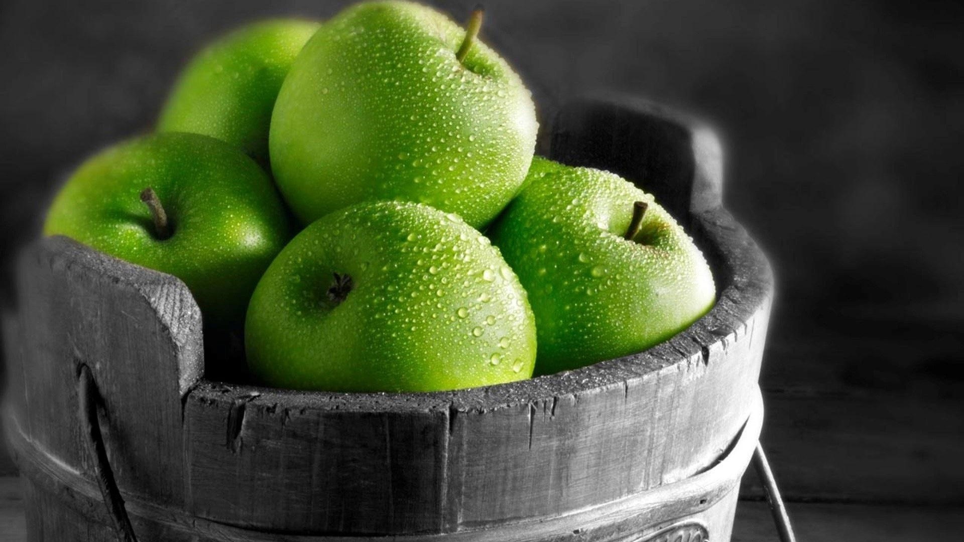 Apple (Fruit): A vital and palatable part of a healthful diet. 1920x1080 Full HD Wallpaper.