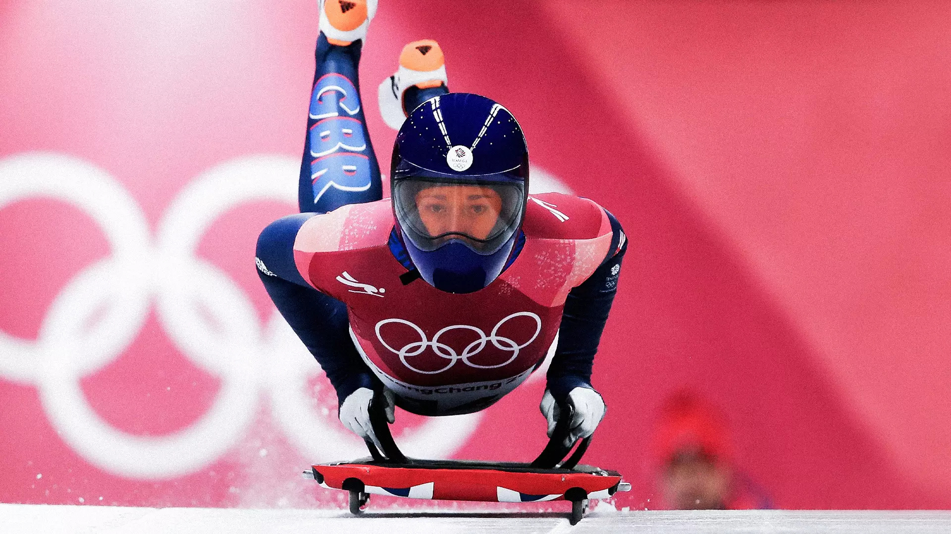 Skeleton (Sport): Lizzy Yarnold, A British former racer, The 2014 Sochi Winter Olympics champion. 1920x1080 Full HD Background.