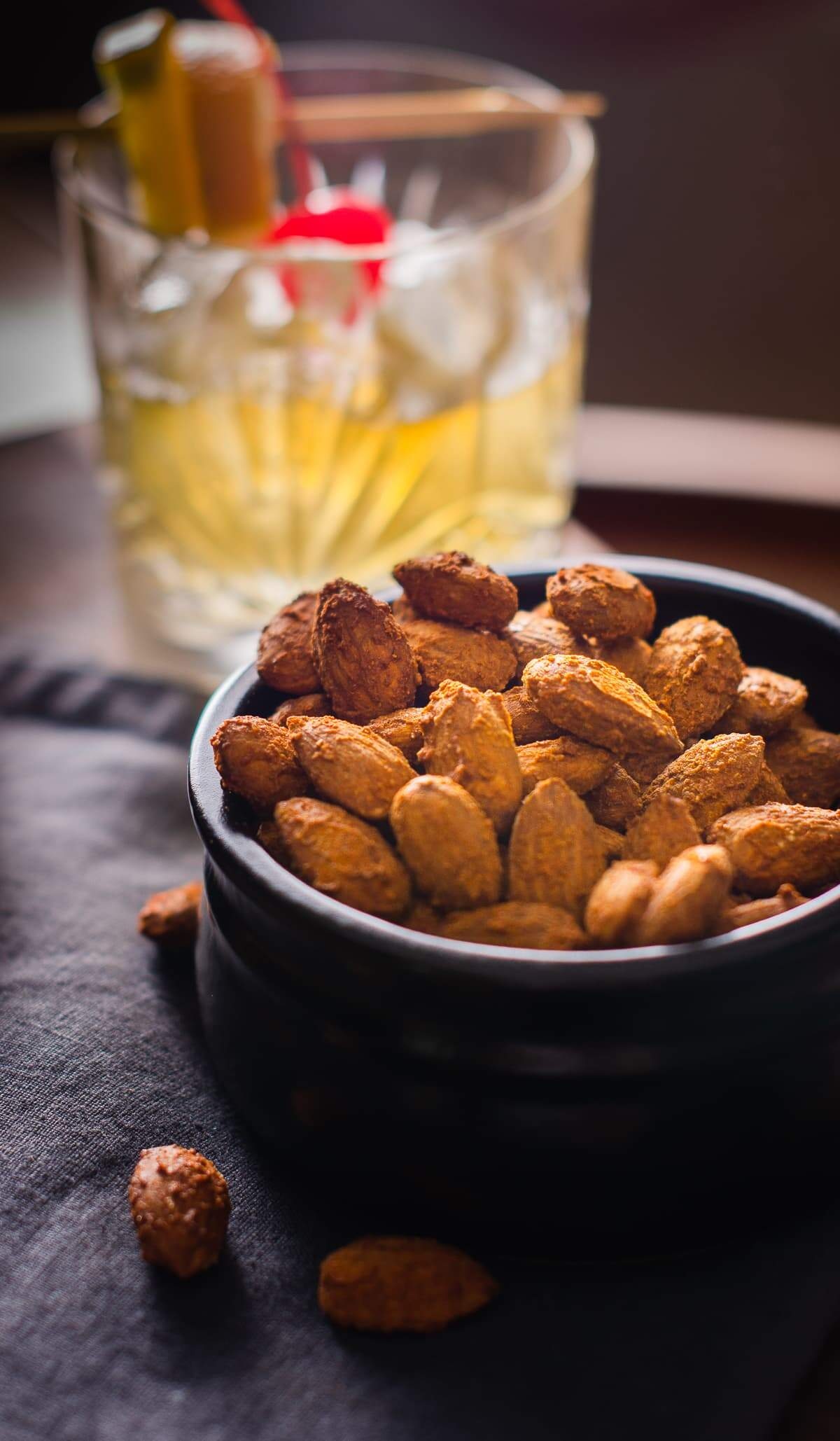 Spice-infused almonds, Culinary exploration, Tempting taste profiles, Irresistible nutty treats, 1200x2060 HD Phone