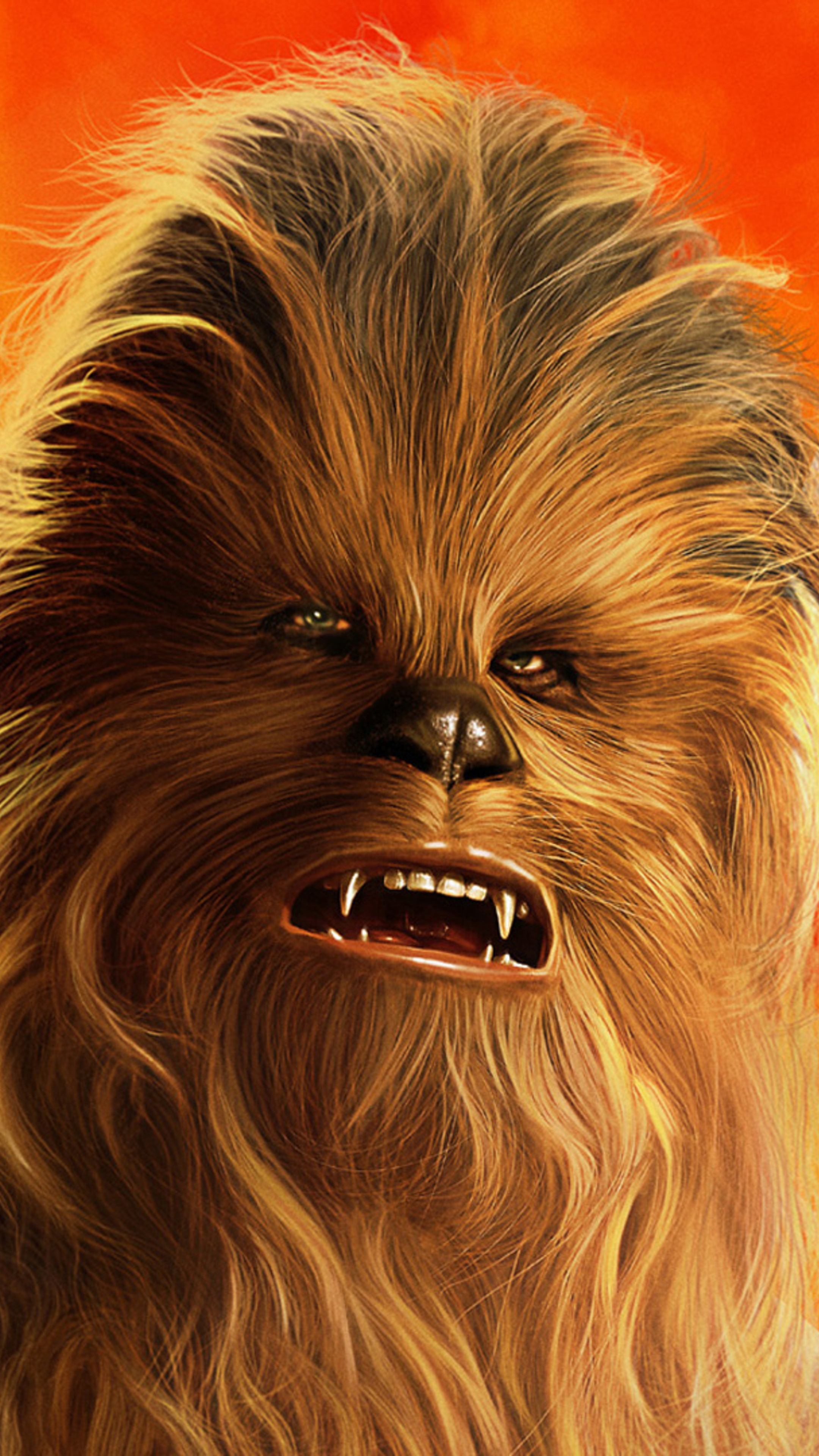 Chewie, Chewbacca in Solo, Sony Xperia, 2160x3840 4K Handy