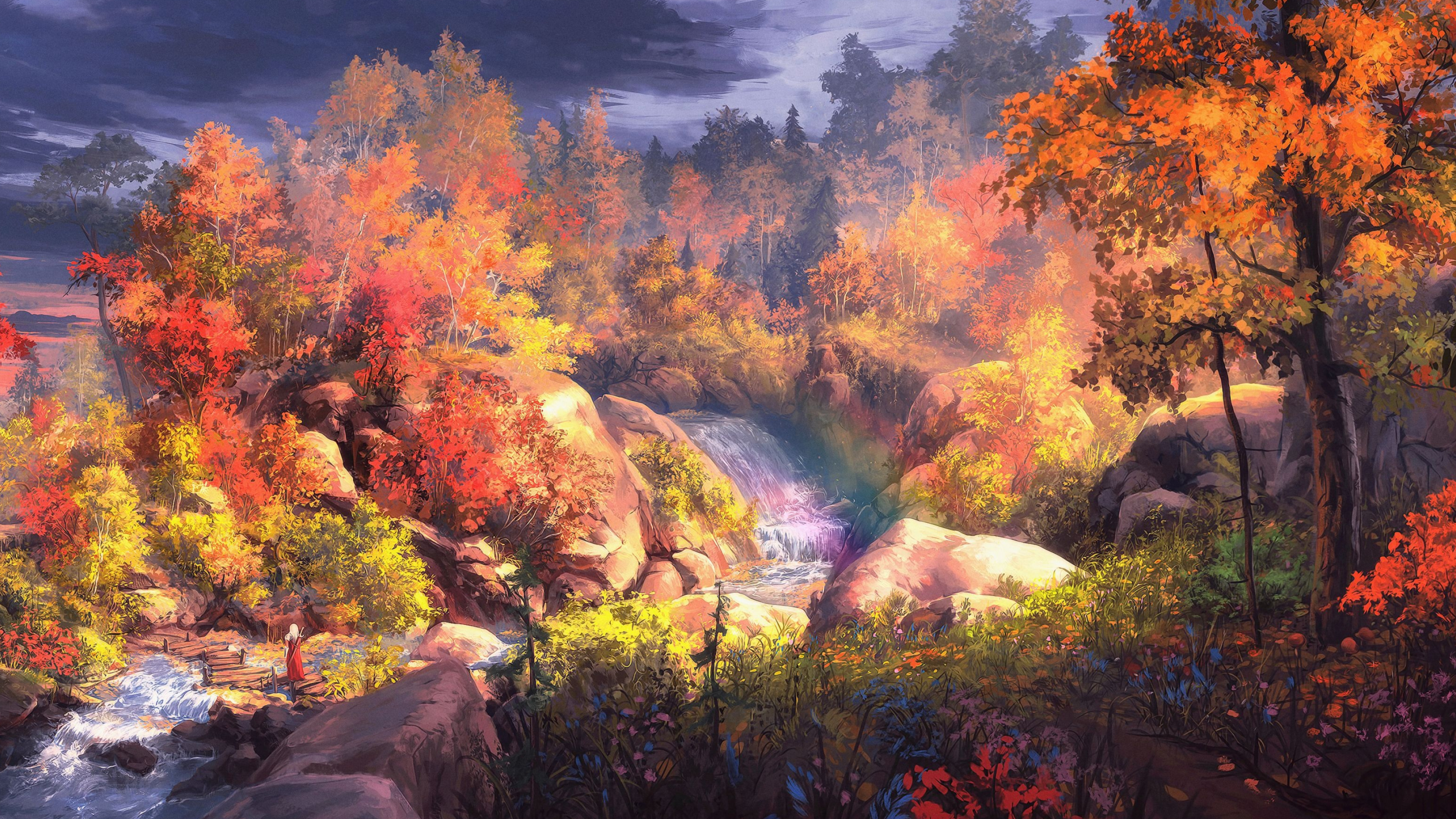 Fall art wallpapers, Autumn beauty, Artistic displays, Seasonal backgrounds, 3840x2160 4K Desktop
