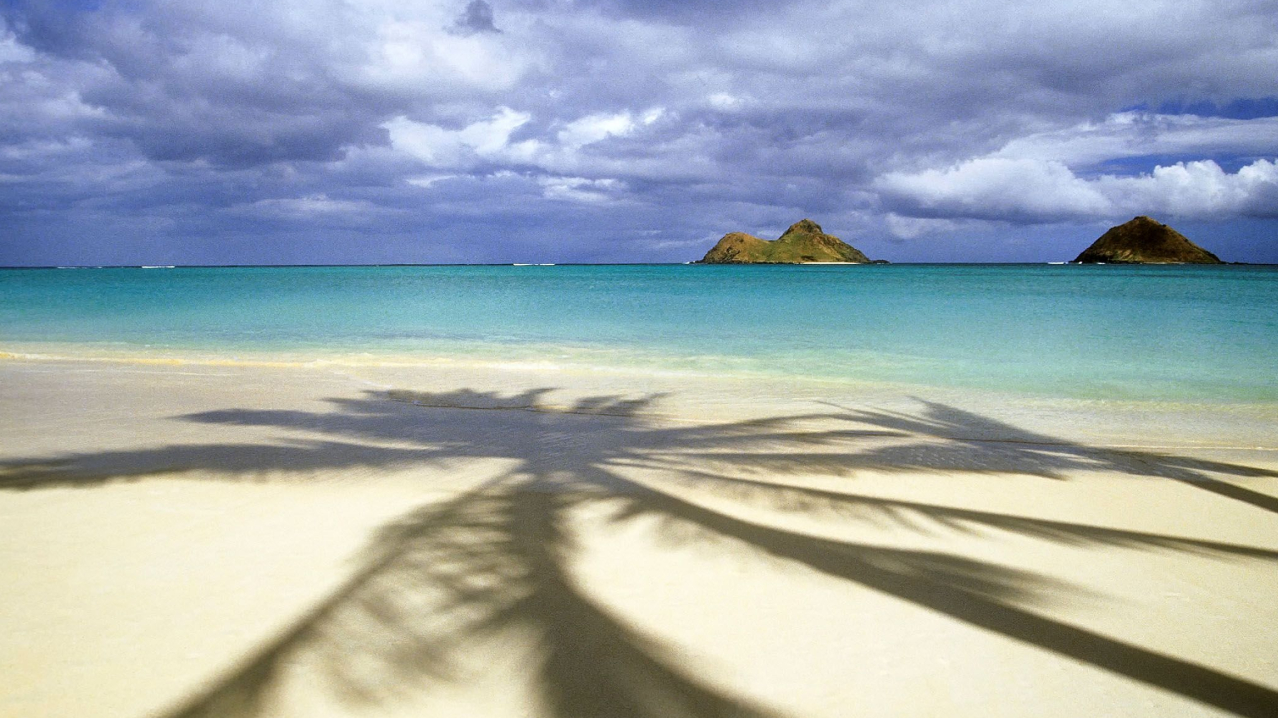 Lanikai Beach, Oahu Hawaii, Beach wallpaper, Waikiki Beach, 2560x1440 HD Desktop
