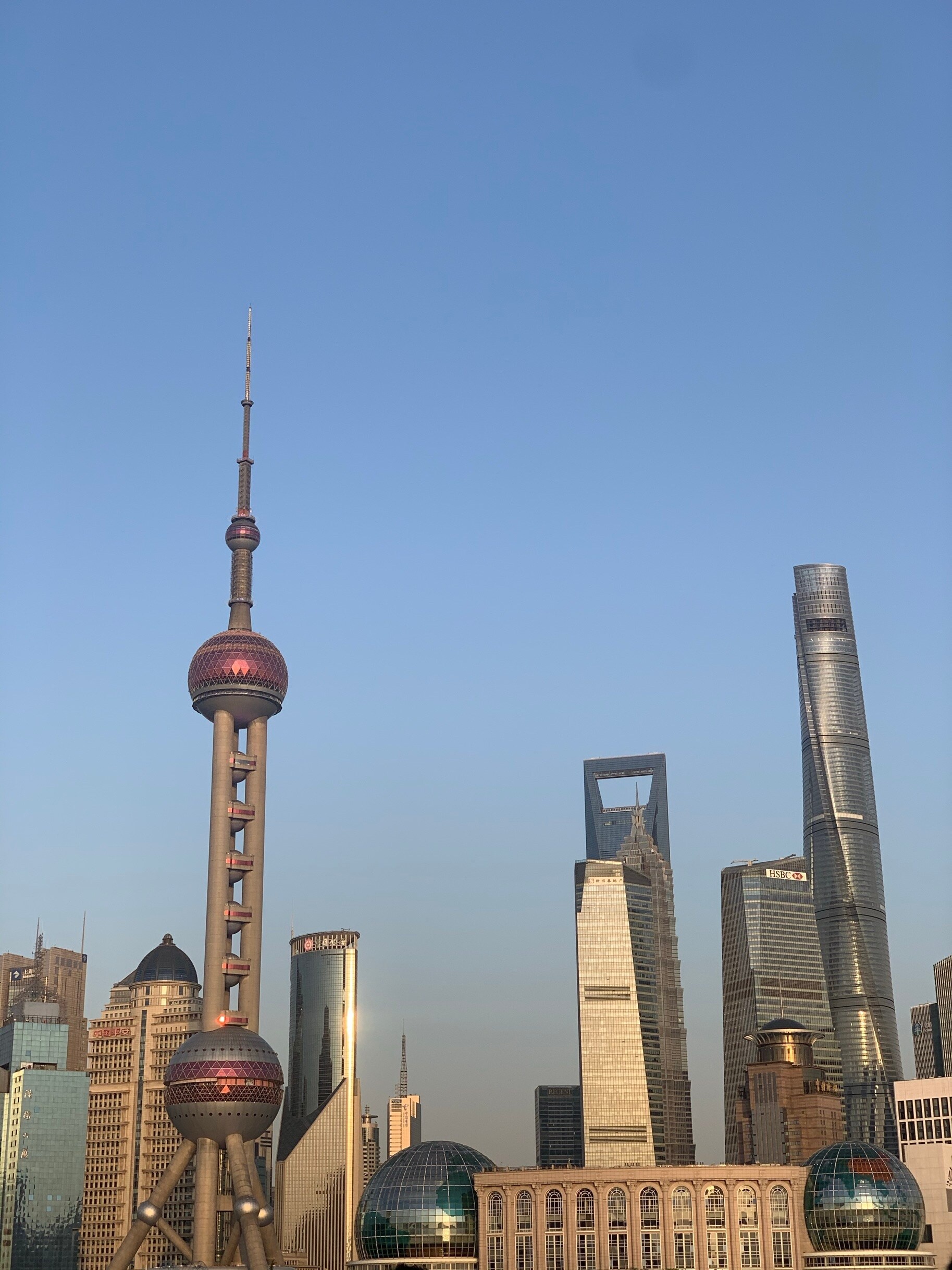 Oriental Pearl Tower, Mingzhu landmark, Shanghai skyline, Tourist attraction, 1830x2440 HD Phone