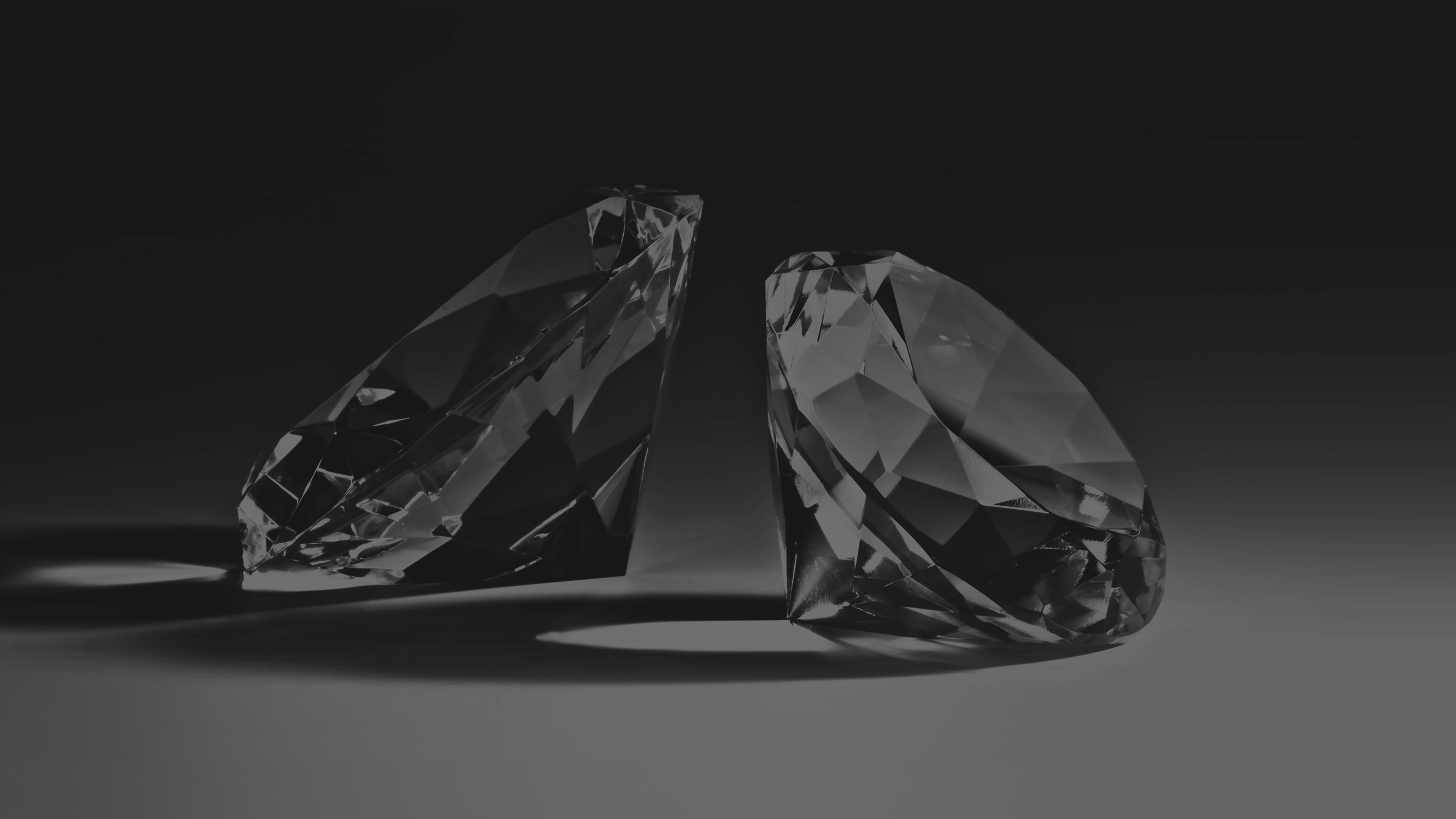 Dark sophistication, Intricate artwork, Captivating diamond, Mysterious allure, 3840x2160 4K Desktop