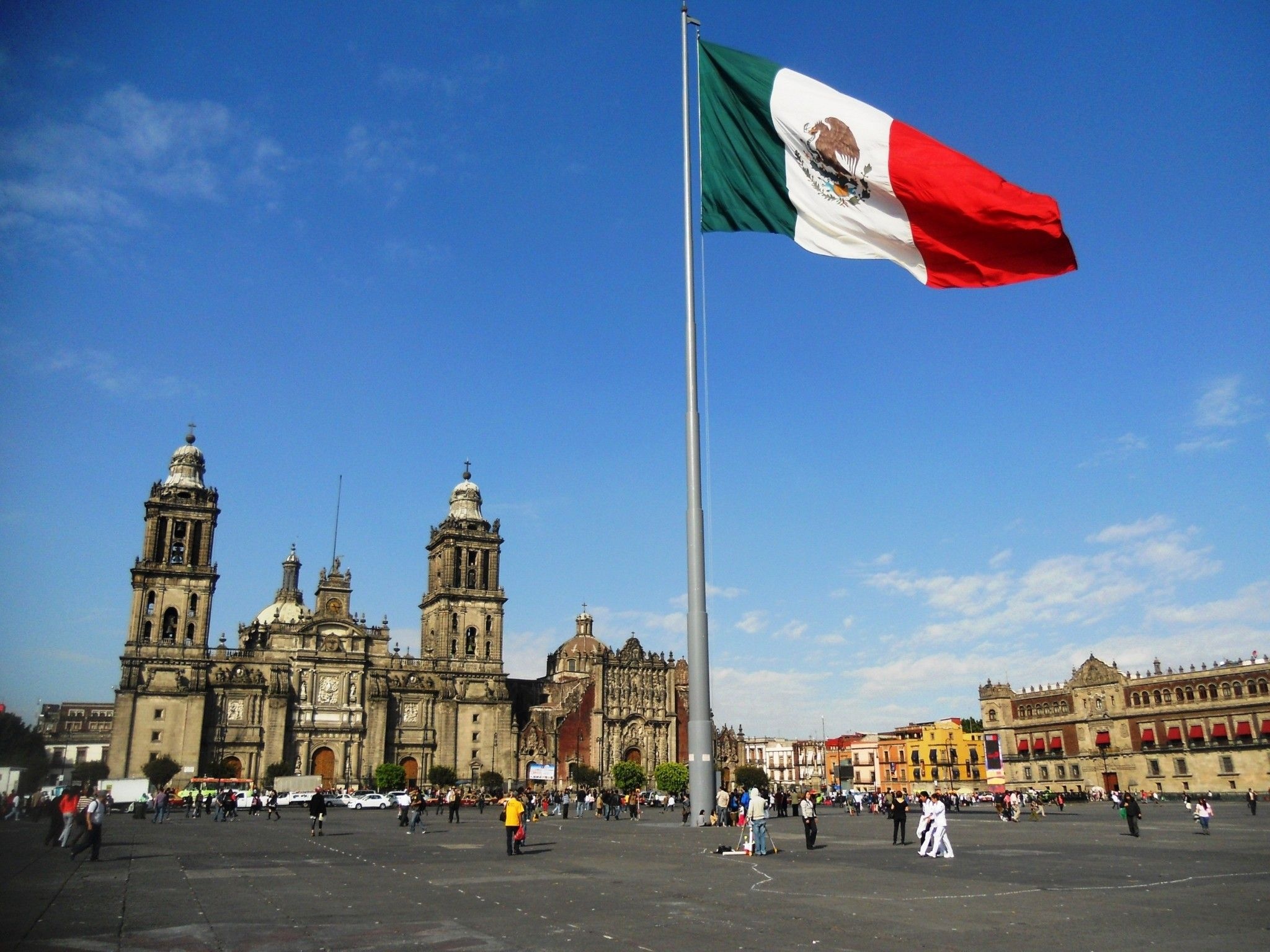 Mexico City skyline, Travel destination, Desktop wallpapers, Urban beauty, 2050x1540 HD Desktop