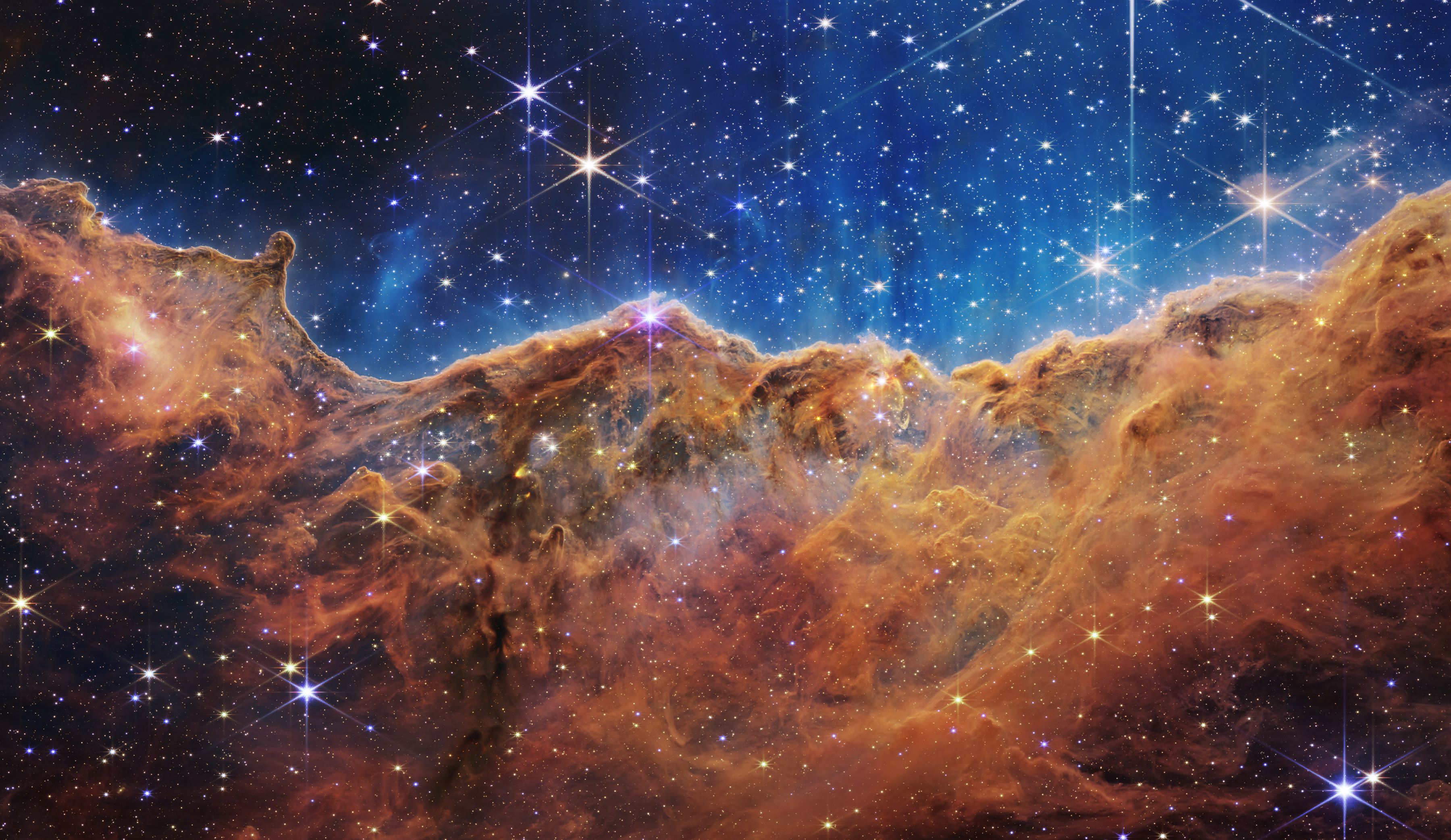 James Webb Space Telescope, Birth of the universe, Revealing photos, Space, 3600x2090 HD Desktop