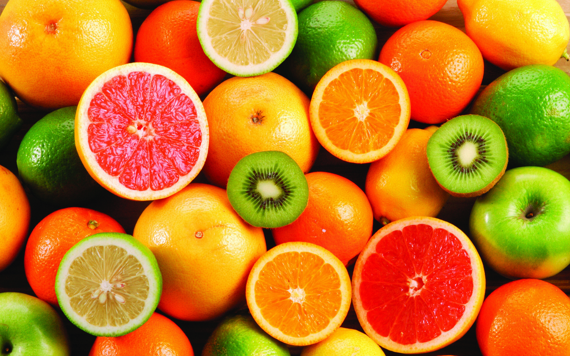 Fruit: Fruits can be eaten whole, cut up, pureed, or cooked. 1920x1200 HD Background.